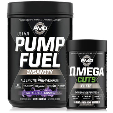 PMD Sports Ultra Pump Fuel Insanity - Pre Workout - Grape Gusher (30 Servings) PMDAu supplements