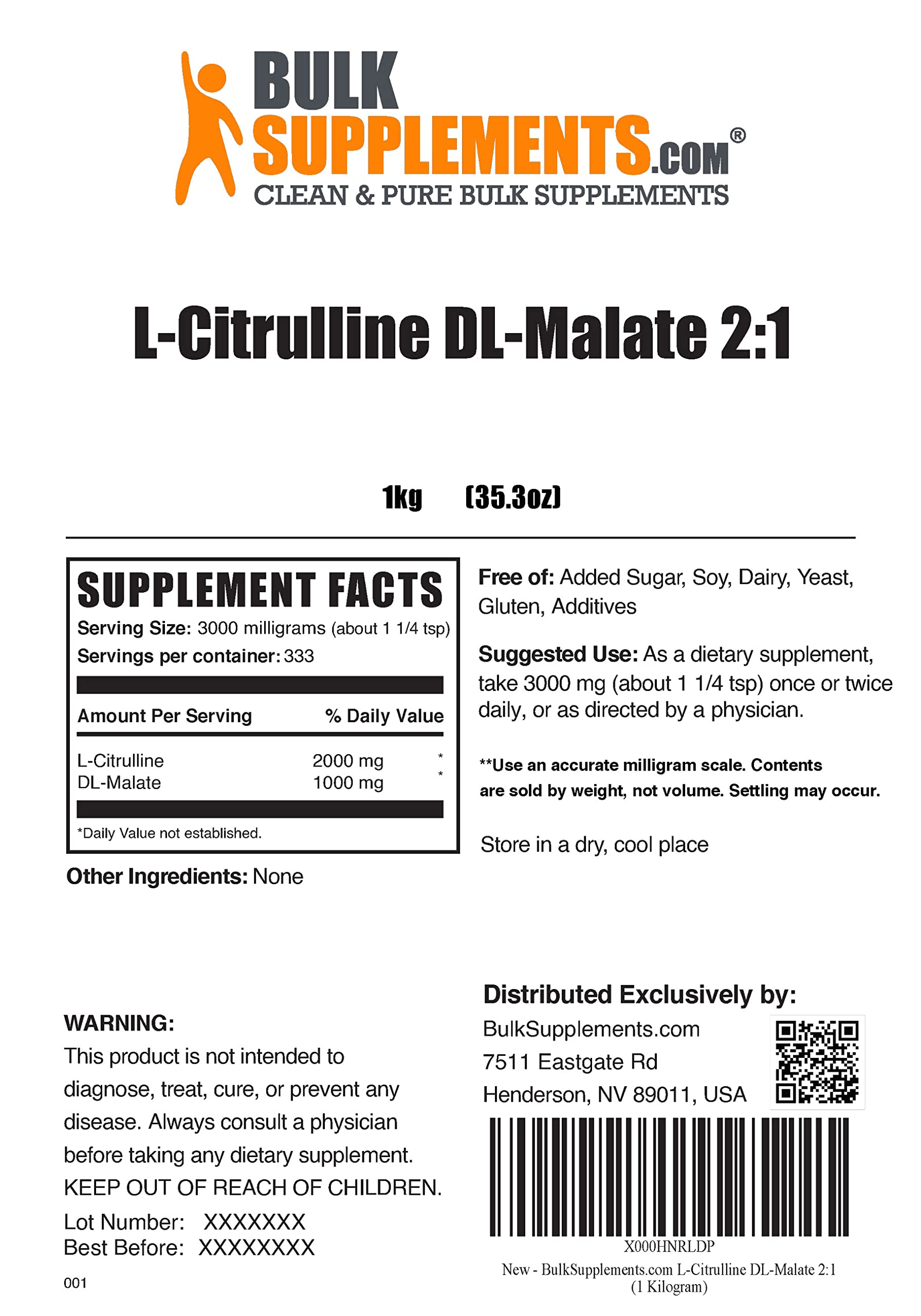 BULKSUPPLEMENTS.COM Beta Alanine Powder 1KG, with Creatine Monohydrate Powder BULKSUPPLEMENTS.COMAu supplements