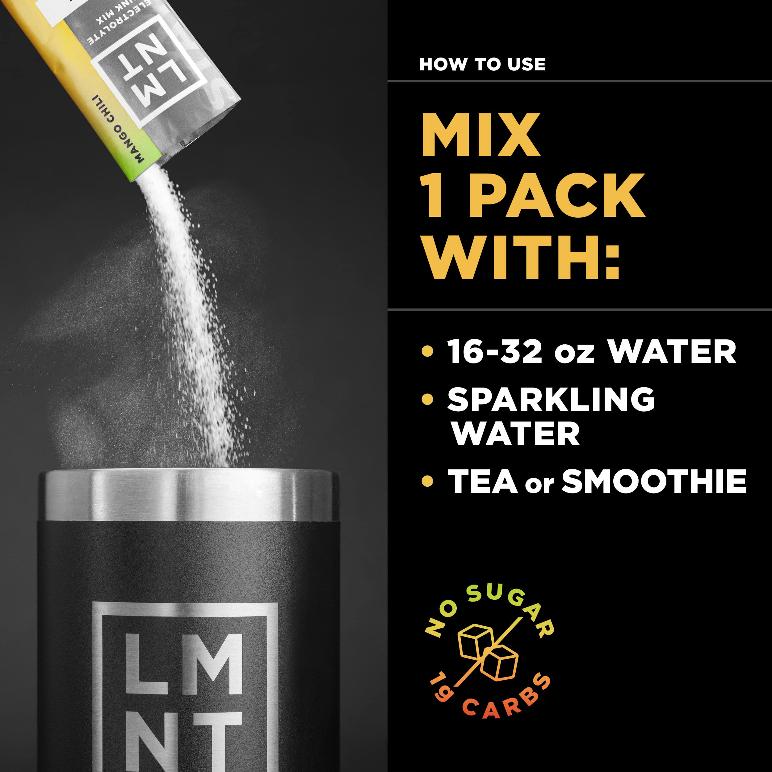 LMNT Keto Electrolyte Powder Packets | Paleo Hydration Powder | No Sugar, No Artificial LMNT ELEMENTAL LABSUS supplements