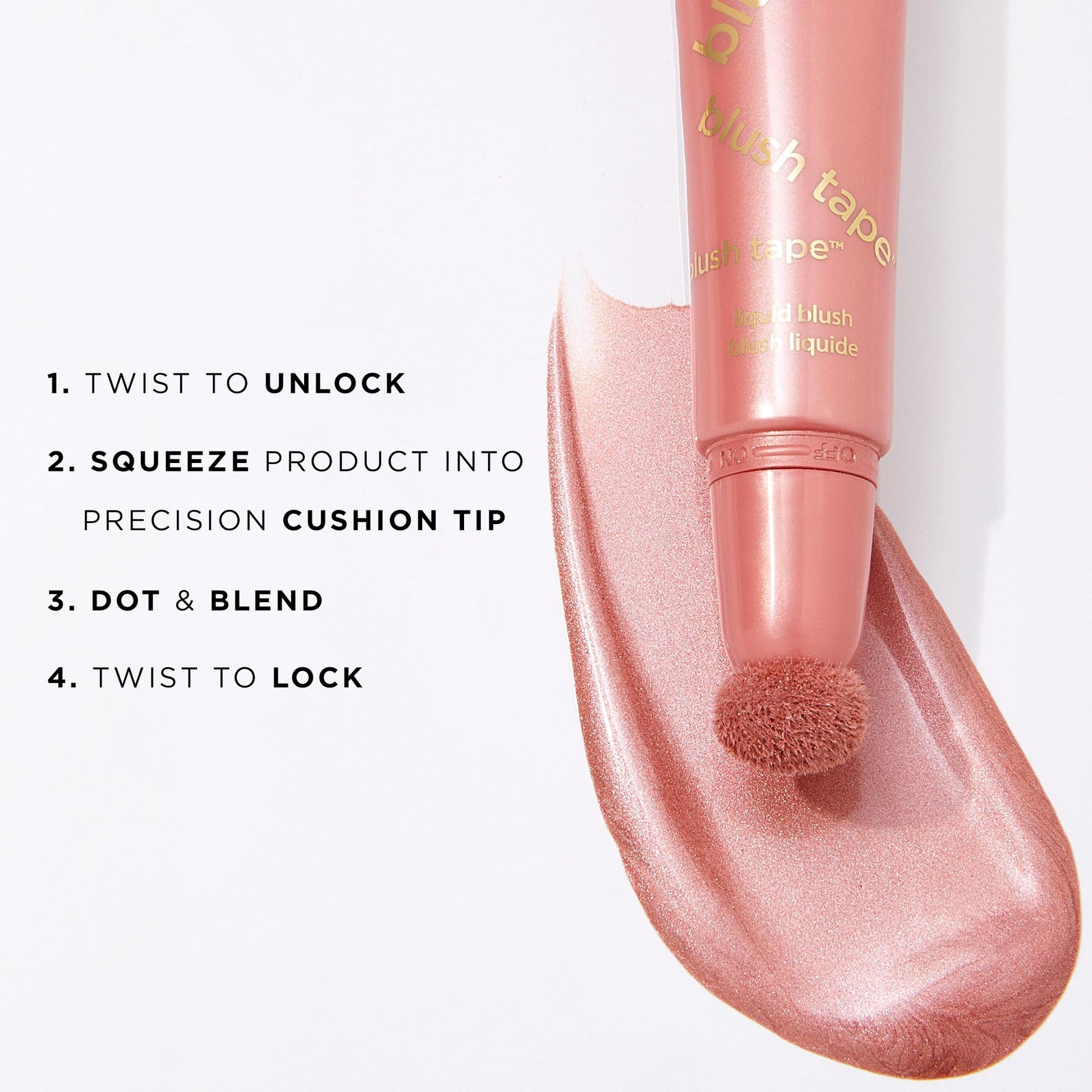 tarte blush tape liquid blush – Buildable Cream Cheek Makeup, Lightweight Formula, Blurs appearance for Radiant Glow, Vegan & Cruelty-Free, full size, rose tarteAu supplements