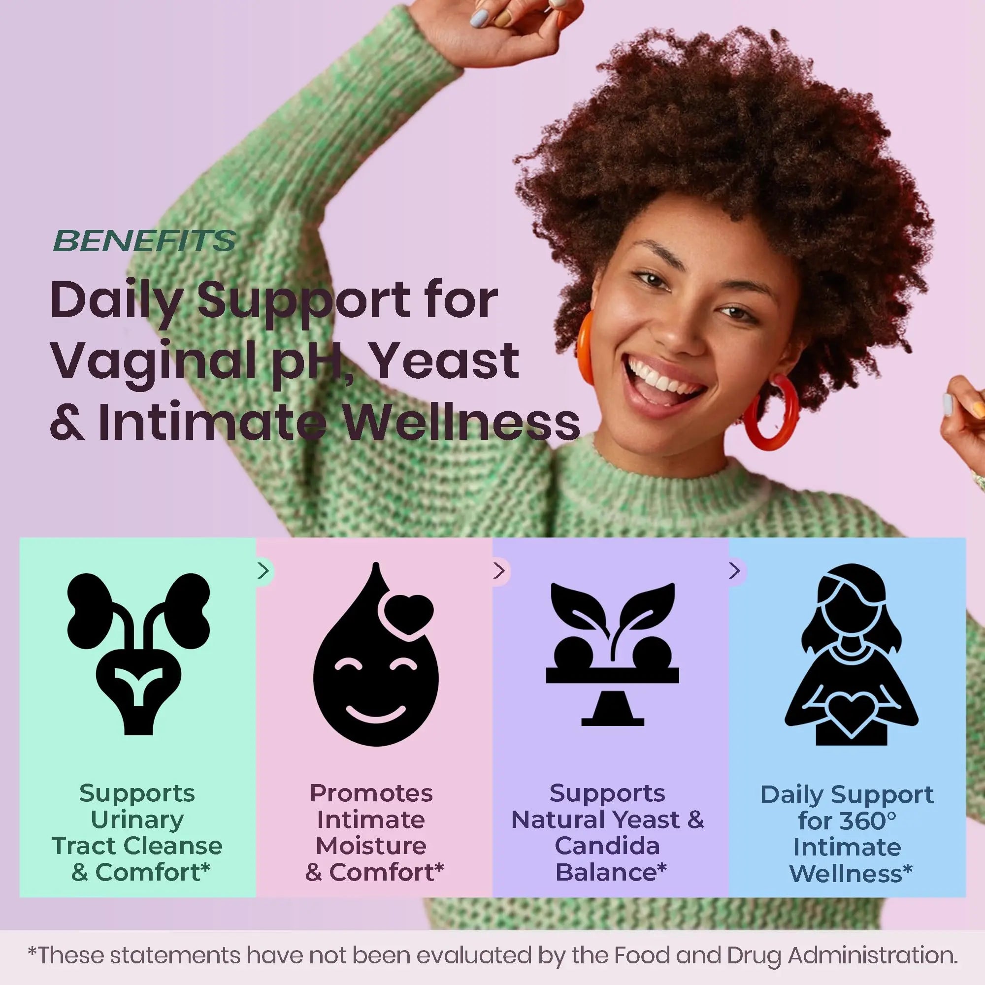 UTI Flora & Odor Pro+ & UTI Yeast & pH Pro+ | Pack of 2 | Vaginal Probiotics for Feminine Hydration & Freshness Support | Third-party Tested, cGMP Facility, Vegan, Non-GMO, Gluten-Free | 60+60 Caps FIRSTORGANICnz supplements