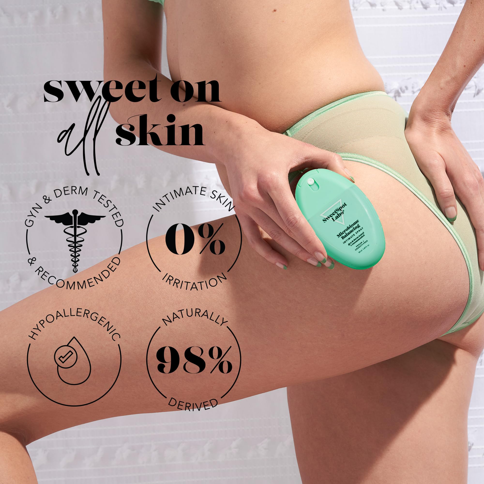 SweetSpot Labs Microbiome Balancing Feminine Spray, Deodorant Spray for External Vaginal Odor & pH SweetSpot LabsAu supplements