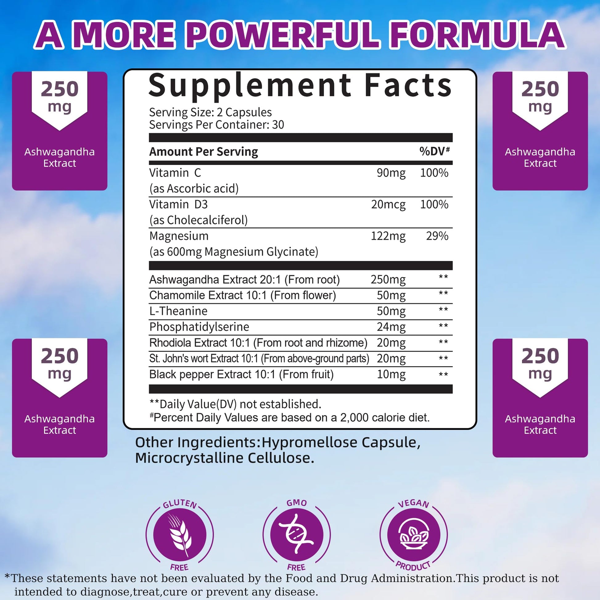 Cortisol Supplements for Women Men, High Cortisol Reducer Health, Detox Cortisol Manager for Stress Relief ,Mood and Sleep with Ashwagandha, L-Theanine, Lower and Control - Non-GMO,Vegan 60 Capsules WllbdloigAu supplements