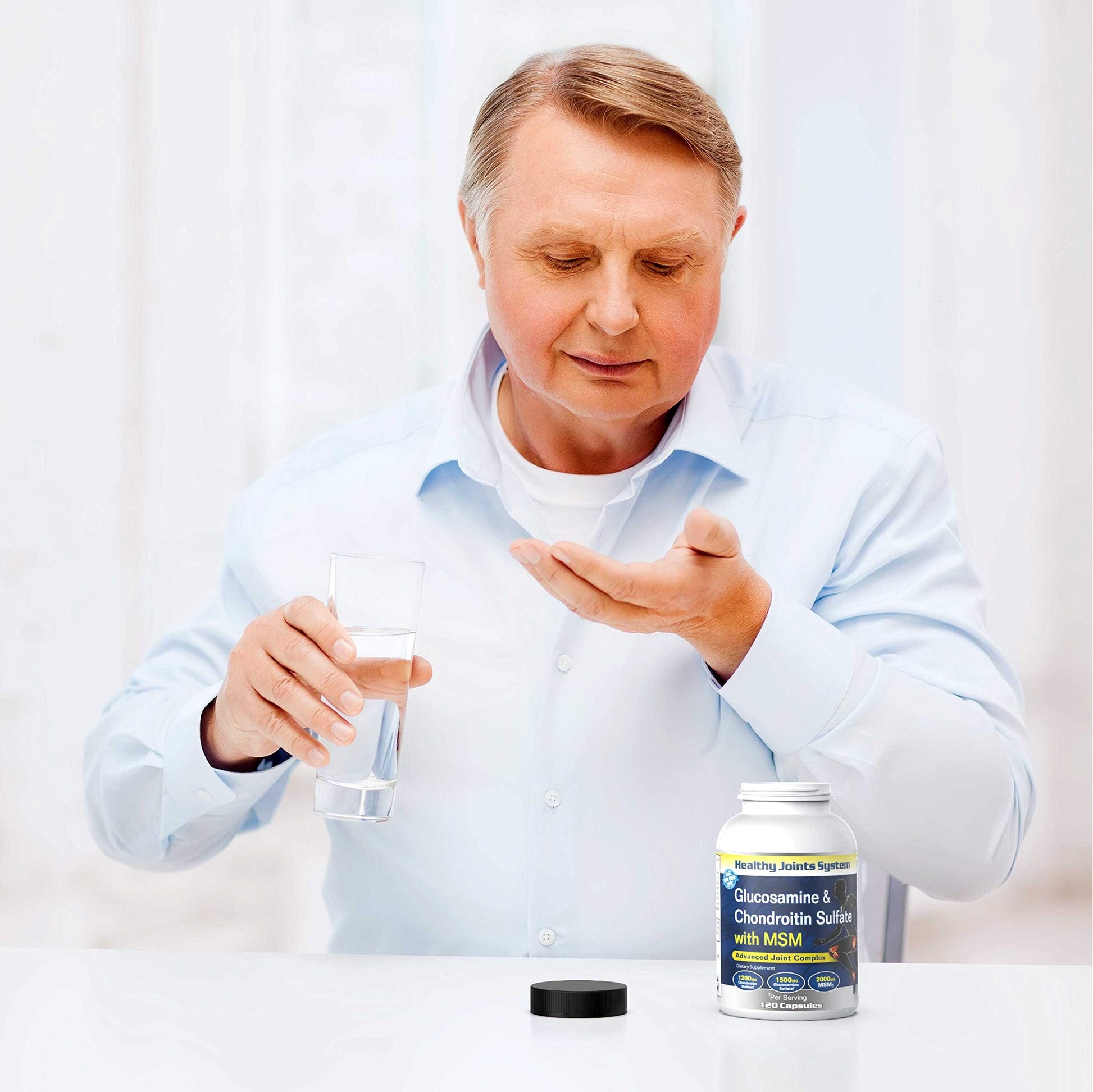 Healthy Joints System Glucosamine Chondroitin MSM Supplement for Joint & Bone Health - 120 Capsules | Joint Support & Discomfort Relief for Back, Knees, Hands Healthy Joints SystemAu supplements