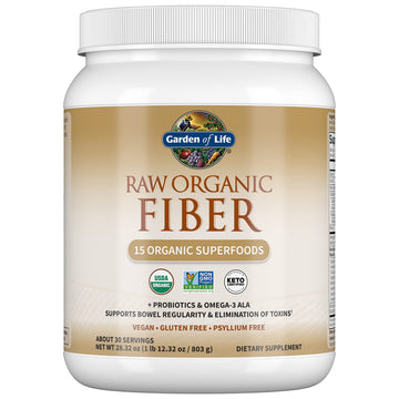 Garden Of Life Raw Organic Superfood Fiber for Constipation Relief, 1.77oz (803g) Powder Garden of LifeUS supplements
