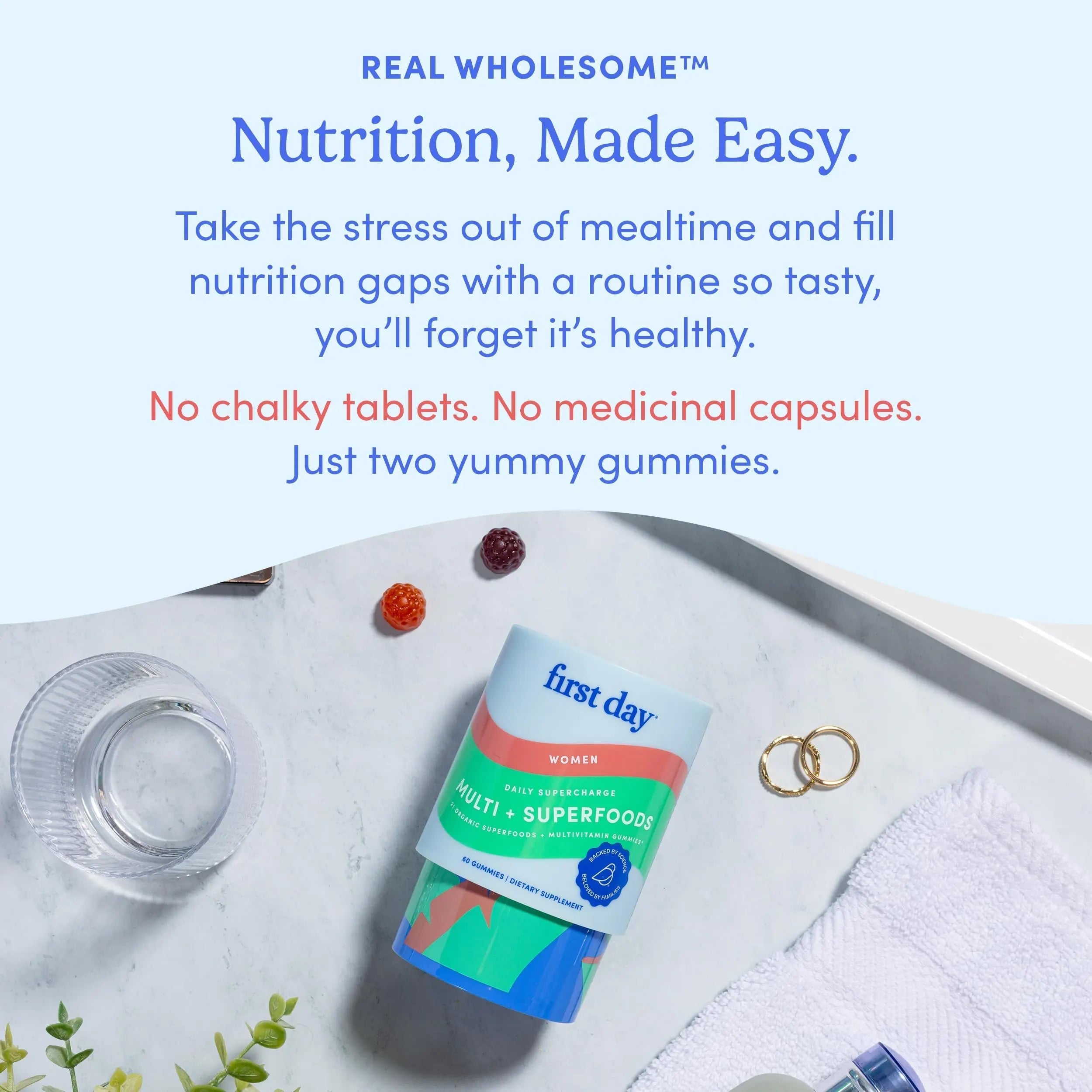FIRST DAY Womens Multivitamin & Teens Multivitamin Gummies Bundle – Daily Multivitamin for Women, Teen Multi Vitamins FIRST DAYAu supplements