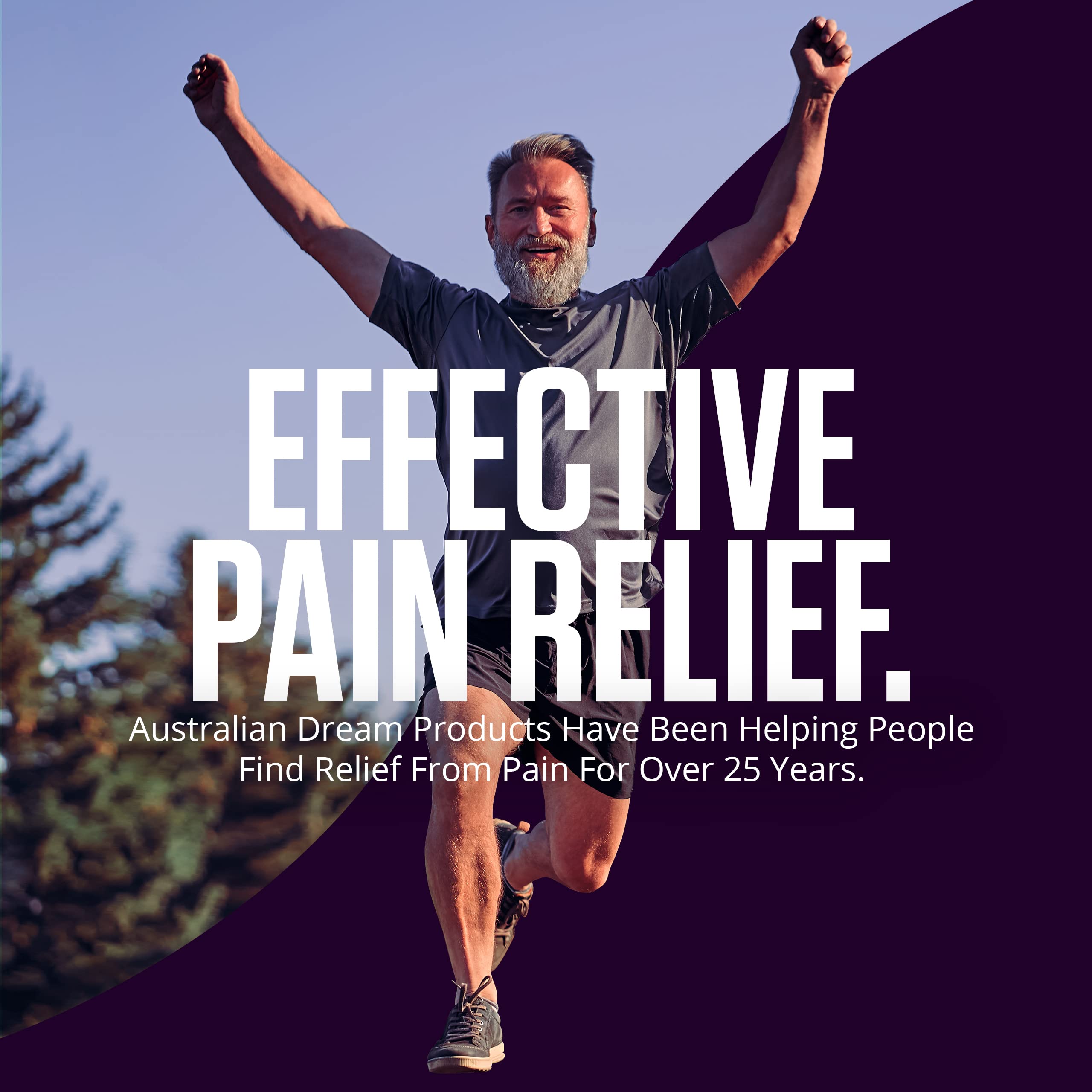 Australian Dream Arthritis Pain Relief Cream - Soothing & Non-Greasy - Powerful Topical Arthritis Pain Relief - Good for Muscle Aches or Joints - 4 oz Jars (2 Pack) Australian DreamAu supplements