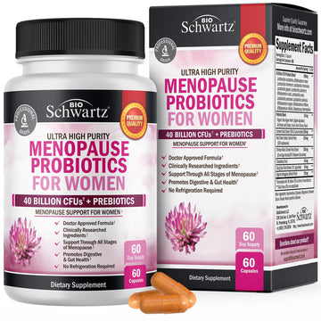 Menopause Support Probiotics for Women - Unique Menopause Relief for Hot Flashes BioSchwartzAu supplements