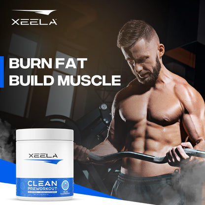 XEELA Organic Pre Workout Powder: Clean Preworkout for Men & Women, with Flavored XEELAUS supplements