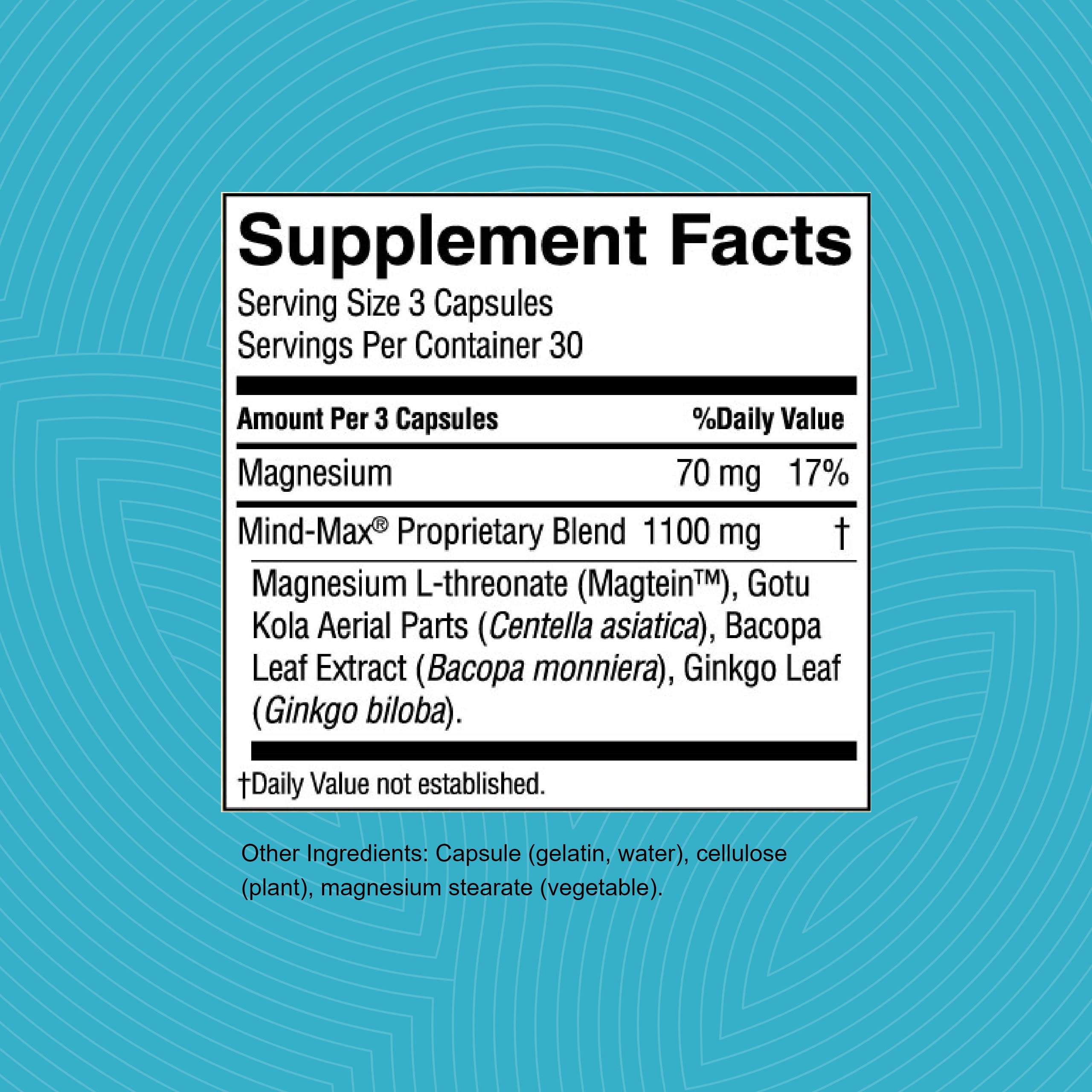 Nature's Sunshine Mind-Max 90 Capsules Nature's SunshineAu supplements