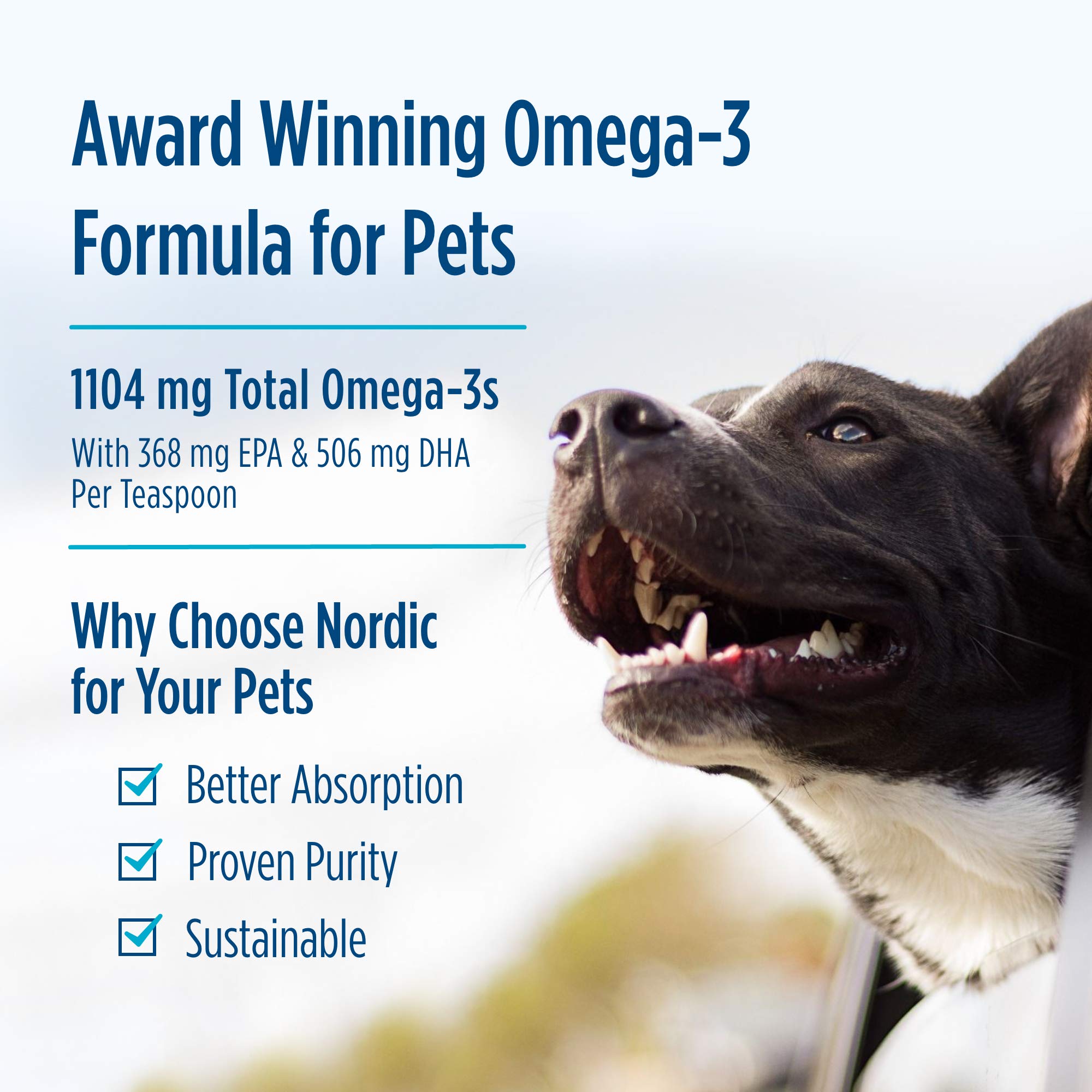 Nordic Naturals Pet Cod Liver Oil, Unflavored - 16 oz - 1048 mg Omega-3 Per Teaspoon - Fish Oil for Dogs with EPA & DHA - Promotes Skin, Coat, & Immune Health Nordic NaturalsAu supplements