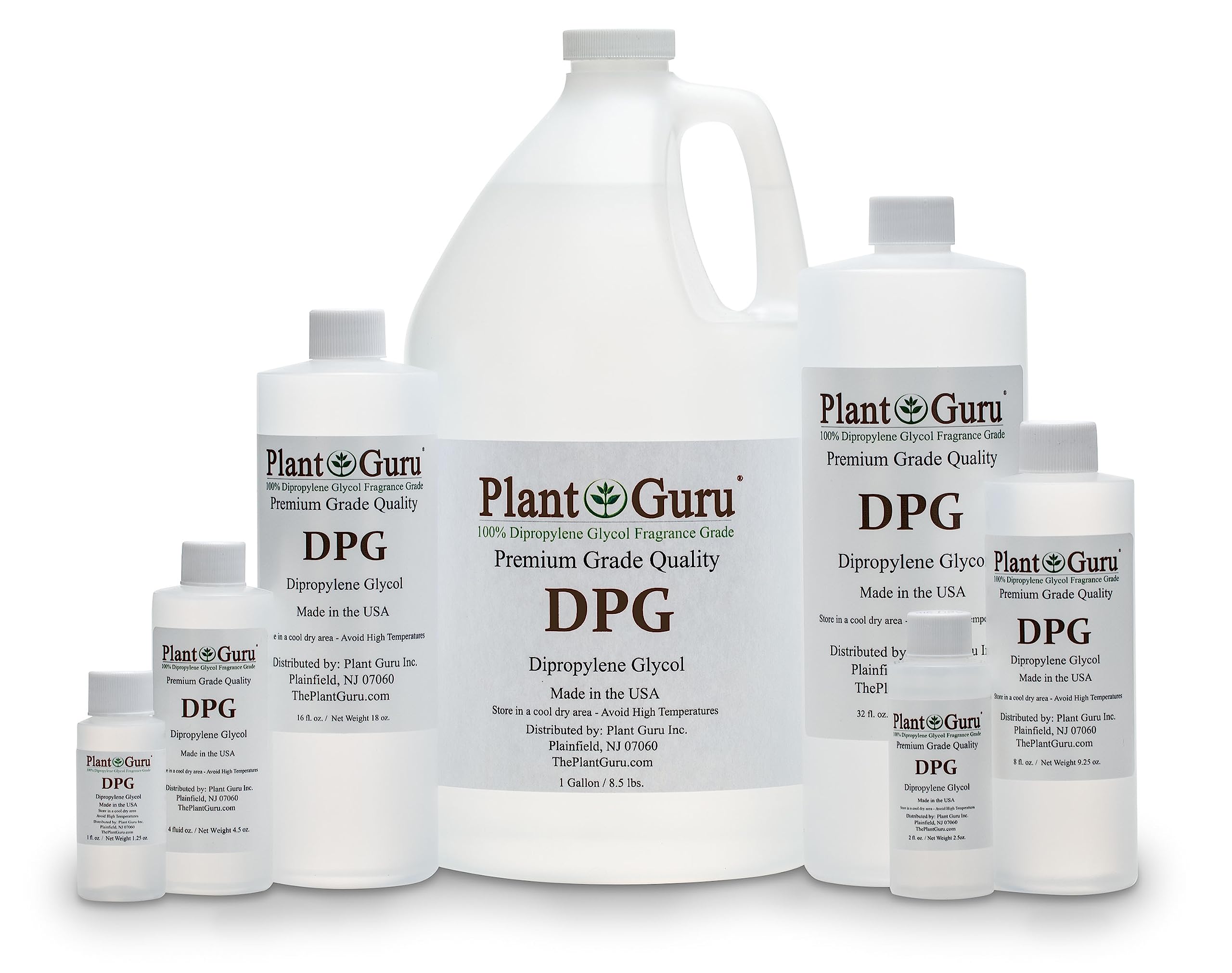 Dipropylene Glycol DPG 4 fl. oz. - Fragrance Grade Carrier Oil - Great for Incense Making Plant GuruAu supplements
