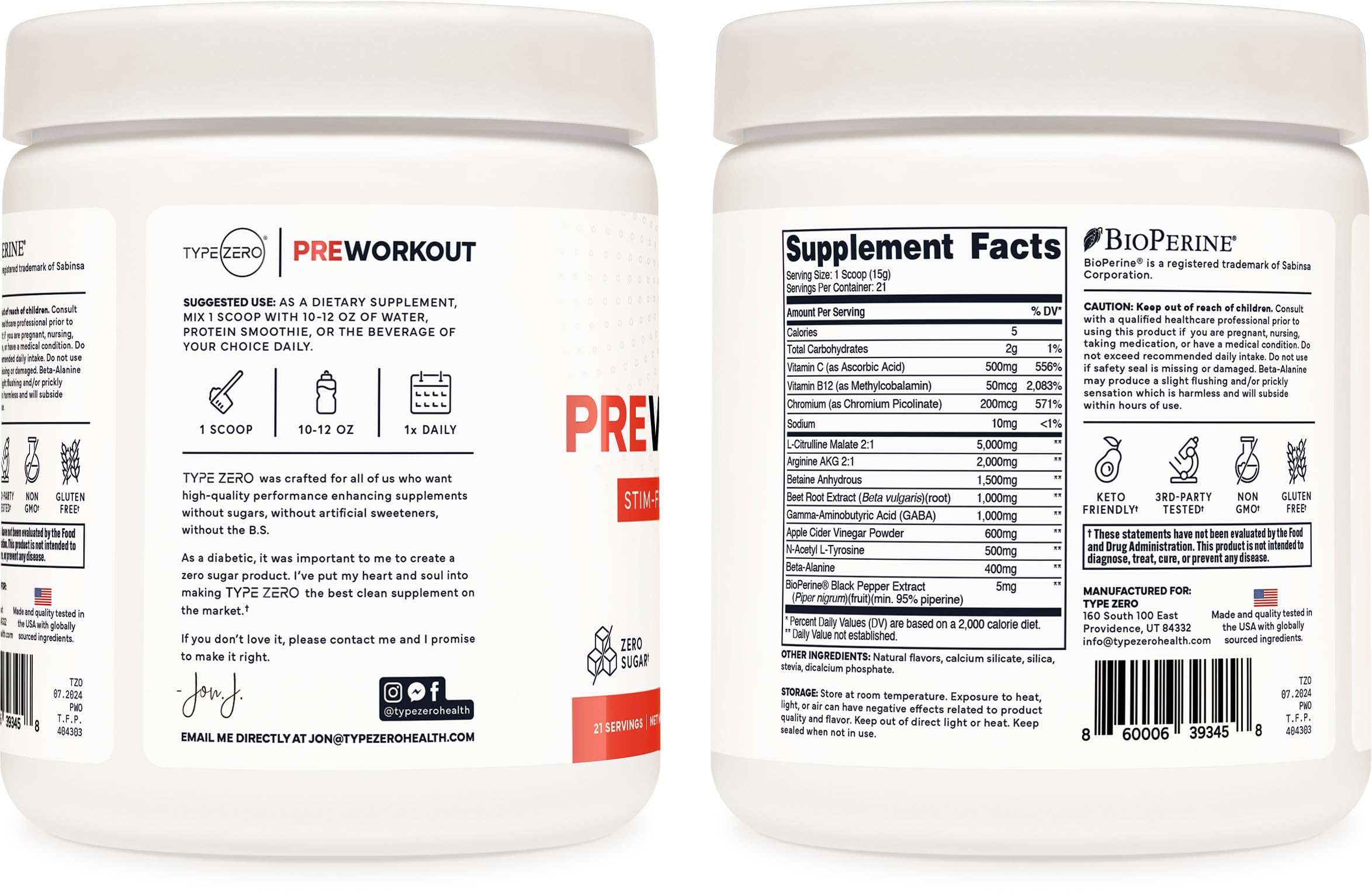 Ultra Clean Stim Free Pump Pre Workout + Nitric Oxide Booster (Fruit Punch) Beetroot, 7G Arginine Citrulline Malate, Betaine, Beta A, ACV+ - Sugar/Caffeine Free Natural Non Stim Preworkout Men & Women Type ZeroUS supplements