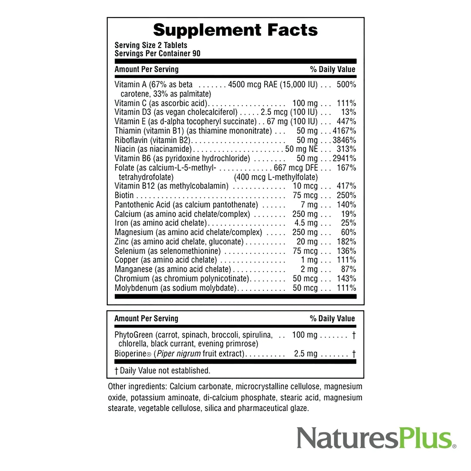 NaturesPlus Source of Life Power Teen - 180 Vegetarian Tablets - Teen Multivitamin with Minerals & Whole Foods for Mental Focus NaturesPlusAu supplements