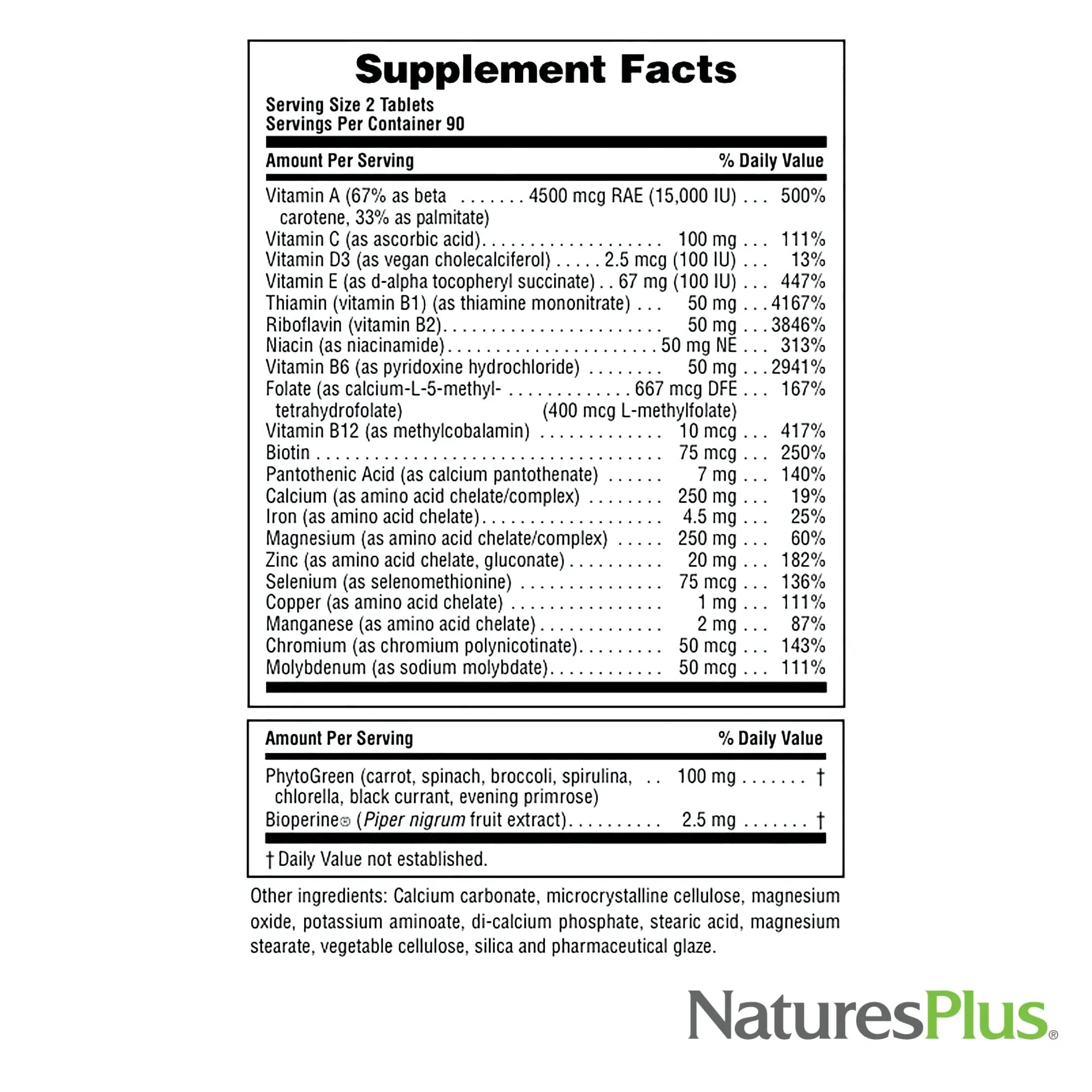 NaturesPlus Source of Life Power Teen - 180 Vegetarian Tablets - Teen Multivitamin with Minerals & Whole Foods for Mental Focus NaturesPlusAu supplements