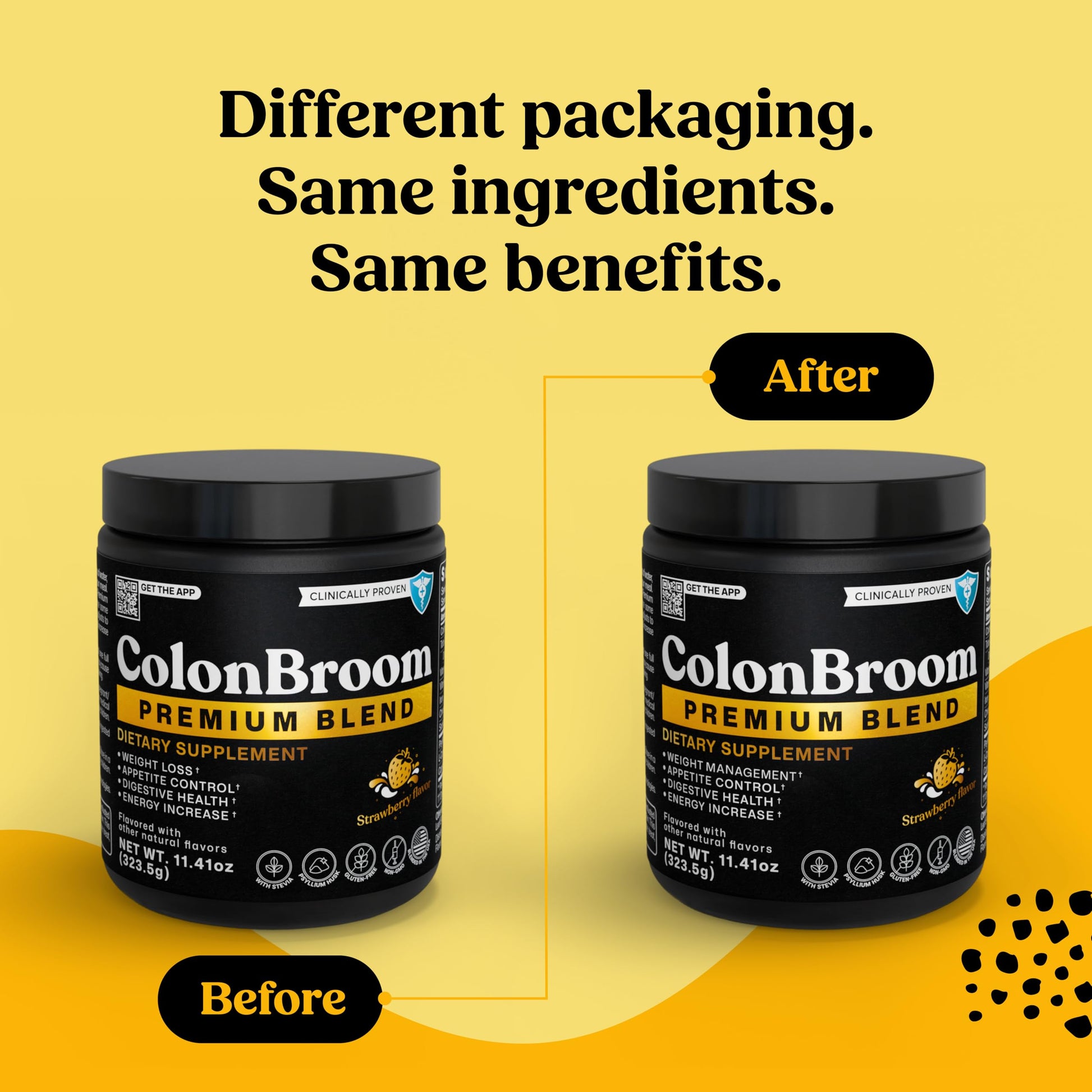 ColonBroom Premium Weight Management Supplement (Strawberry) - Colon Broom Psyllium Husk Fiber Powder Drink - Gluten Free, Non-GMO Colon Cleanse for Bloating Relief & Gut Health, 200 Servings ColonBroomAu supplements