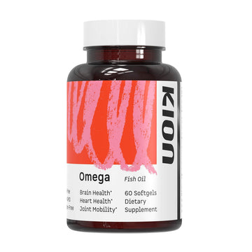 Kion Omega - Omega 3 Fatty Acid Supplements - DHA Supplements - Mini Fish Oil Softgels - Omega 3 DHA EPA Fish Oil Pills - Fish Oil 1,000 mg - 30 Servings KionAu supplements