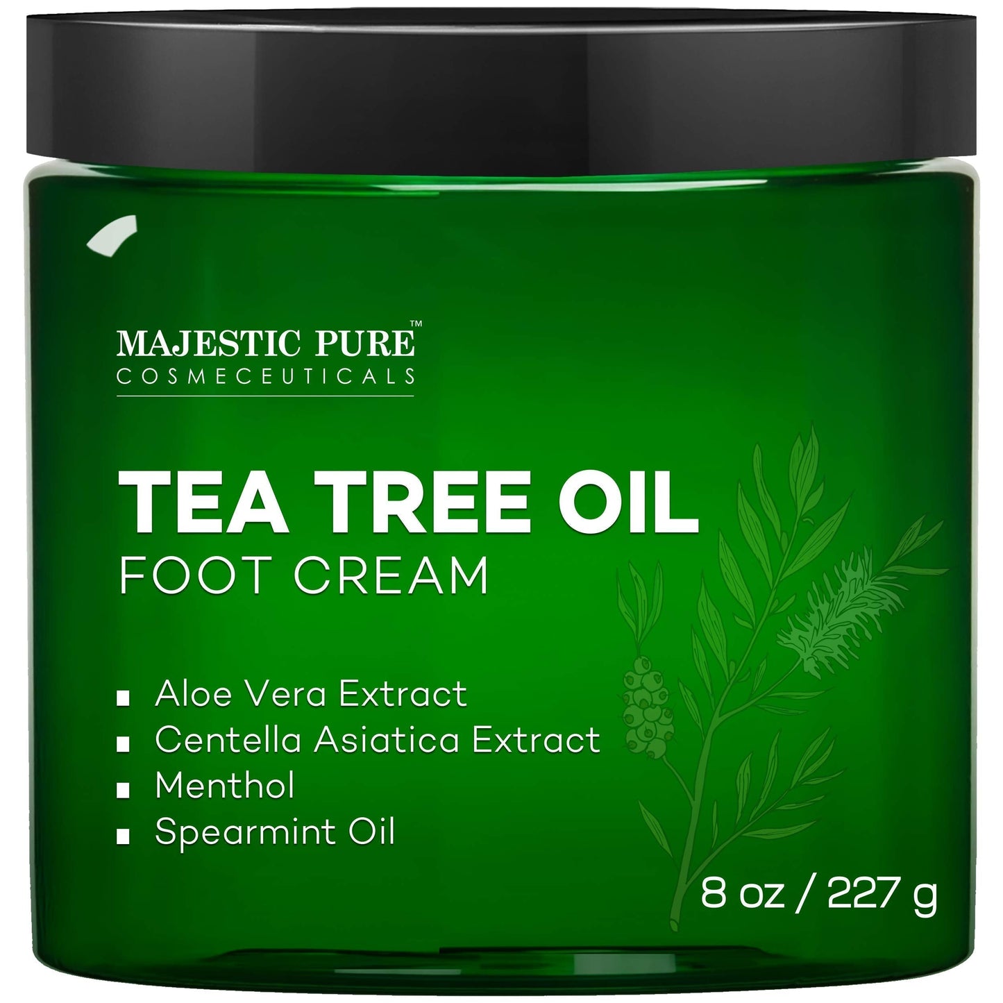 MAJESTIC PURE Athletes Foot Cream with Tea Tree Oil, Aloe & Spearmint - Hydrates MAJESTIC PUREUS supplements
