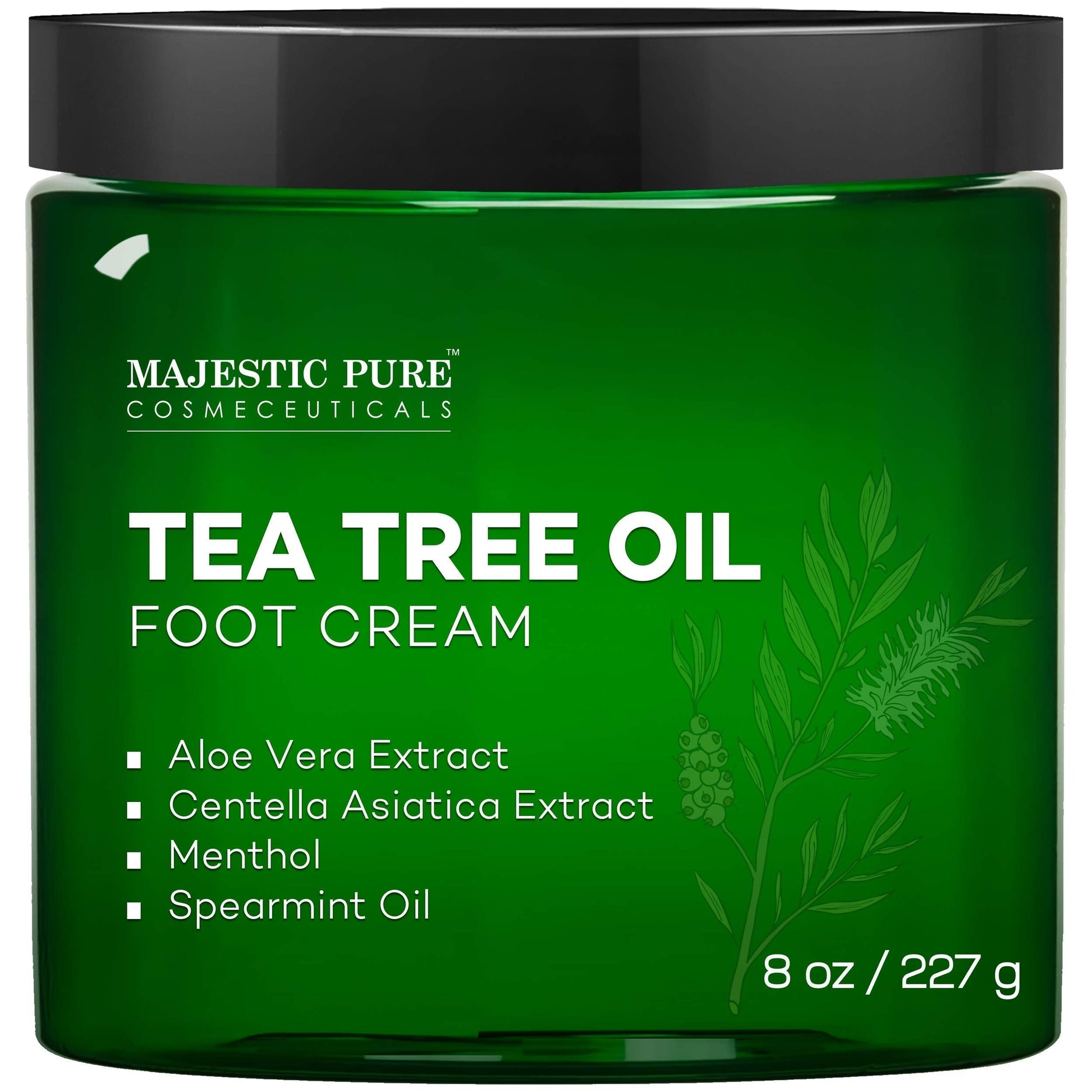 MAJESTIC PURE Athletes Foot Cream with Tea Tree Oil, Aloe & Spearmint - Hydrates MAJESTIC PUREUS supplements