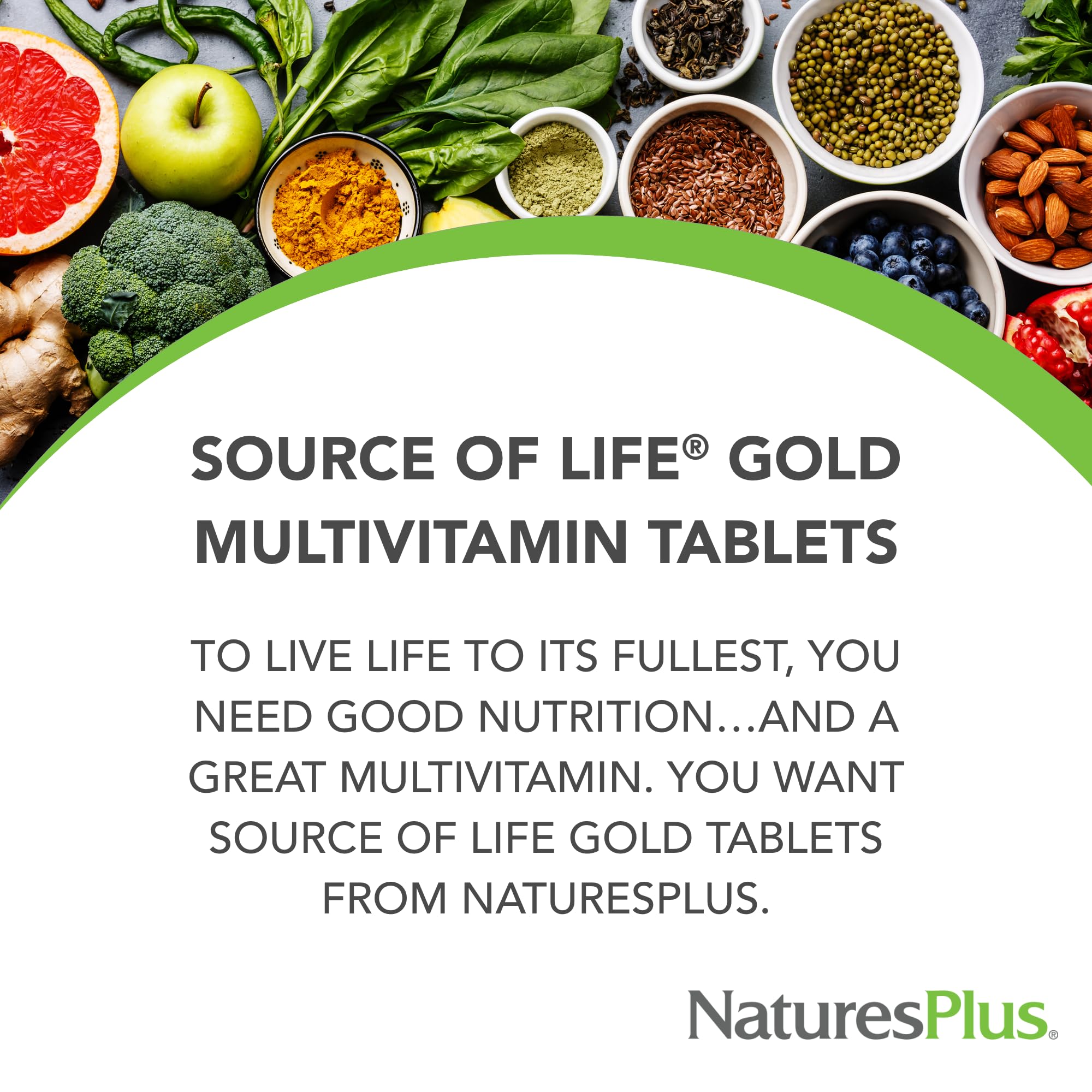 Natures Plus Source of Life Gold Multivitamin - 180 Tablets - Blood Support, Bone Support, Healthy Immune System NaturesPlusAu supplements