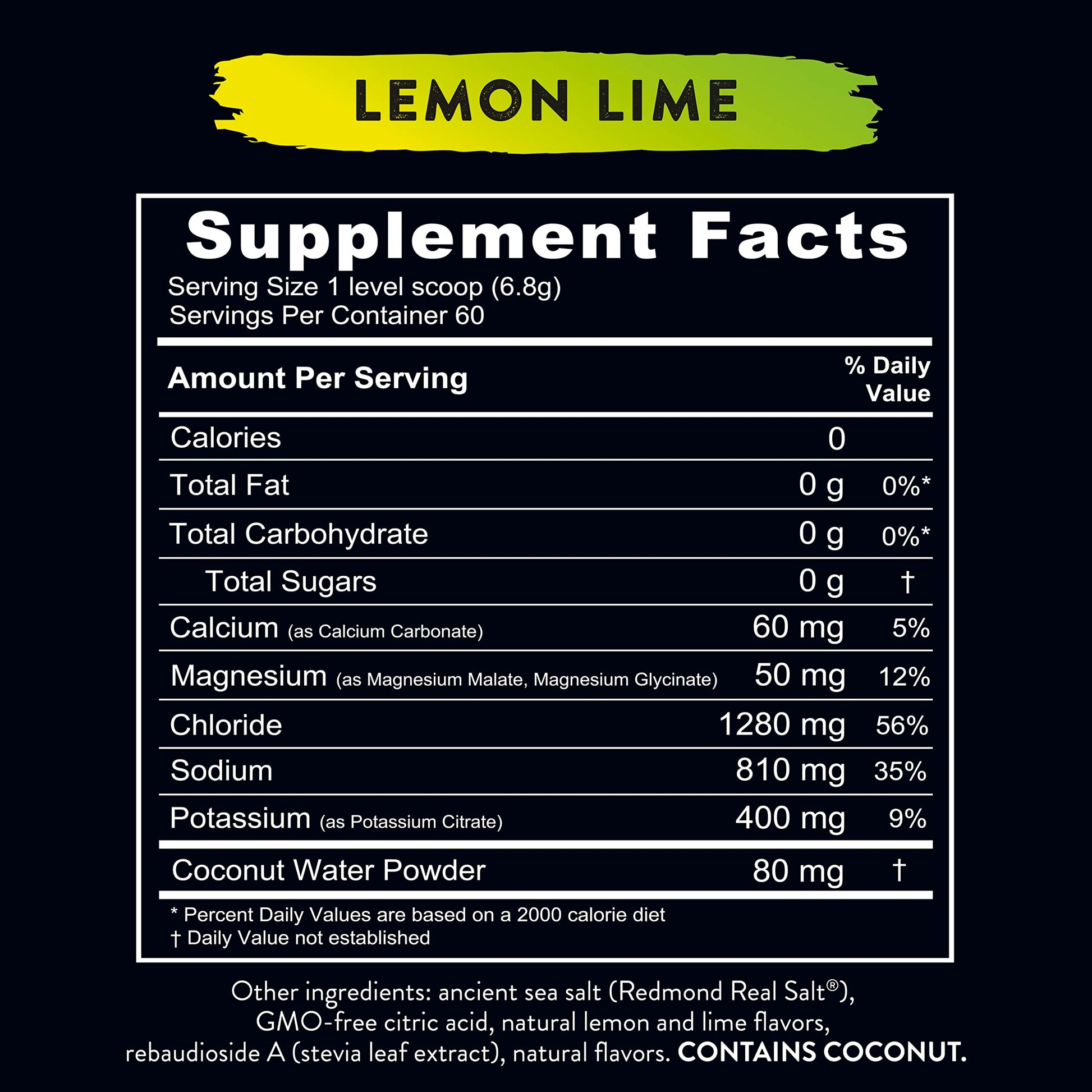 REDMOND Re-Lyte Electrolyte Drink Mix (Lemon Lime)… REDMONDUS supplements