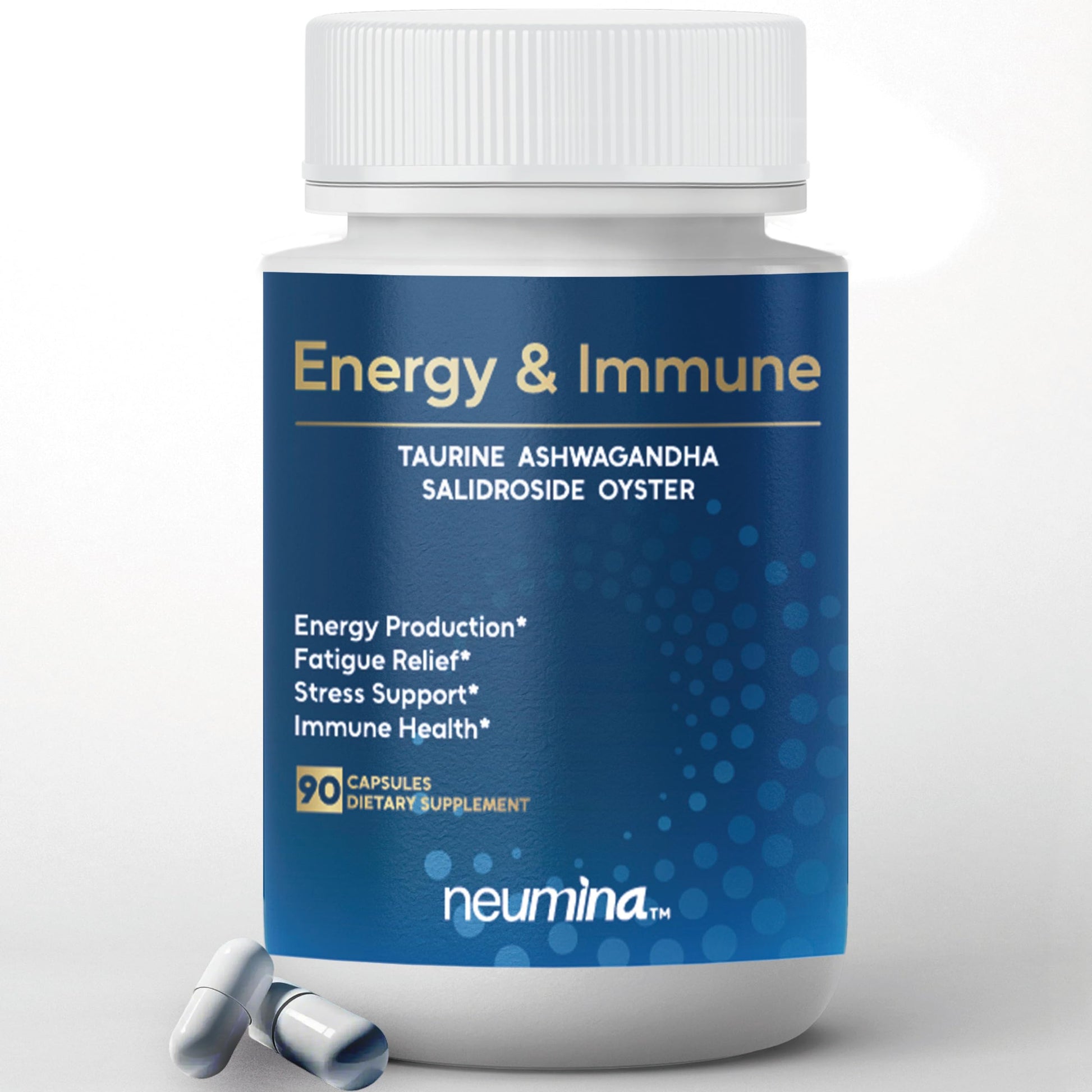 NEUMINA Men's Energy & Immune Complex, Energy Production, Fatigue Relief, Stress Support, Immune Health, Non-GMO, Made in USA, 90 Servings NEUMINAAu supplements