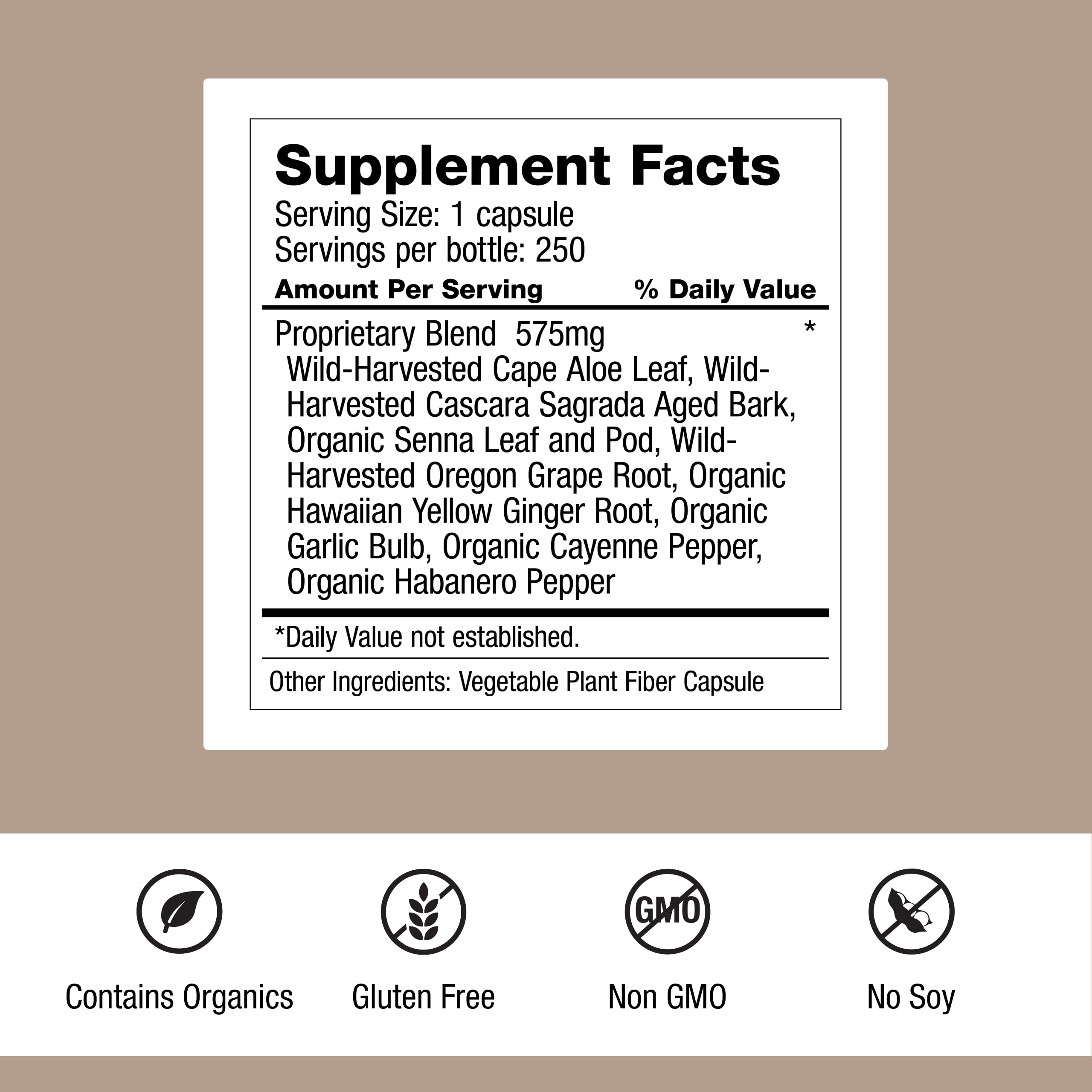 Dr. Schulze's Intestinal Formula #1 - Bowel Movement Supplement for Colon Health Support - Bloating & Constipation Aid - Intestinal Cleanse - All-Natural - Plant-Based - Vegan - 250 Count Dr. Schulze'sAu supplements