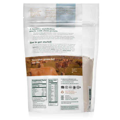 Natural Force Grass Fed Organic Whey Protein Powder – Non GMO Verified, Humane Natural ForceUS supplements