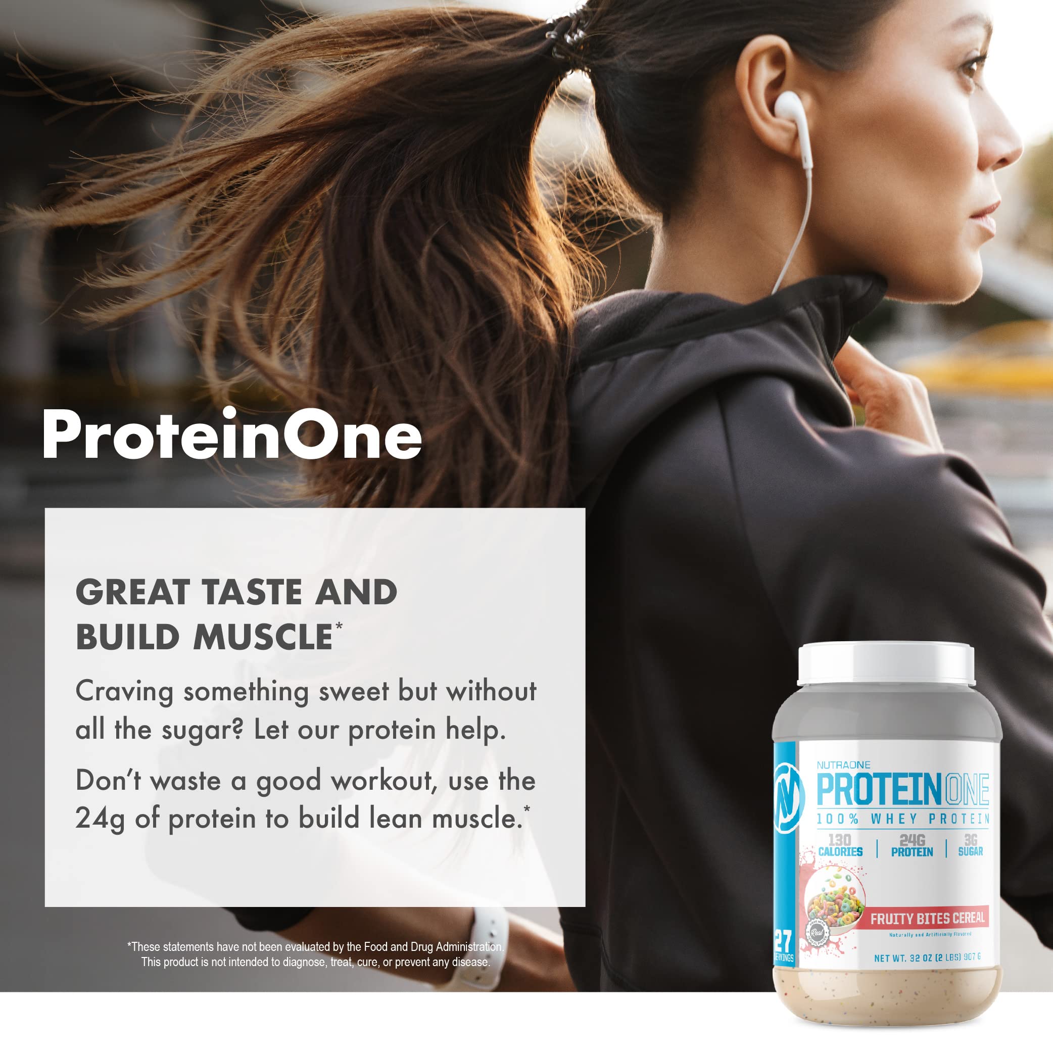 NutraOne ProteinOne Whey Protein Promote Recovery and Build Muscle with a Protein NutraOneUS supplements