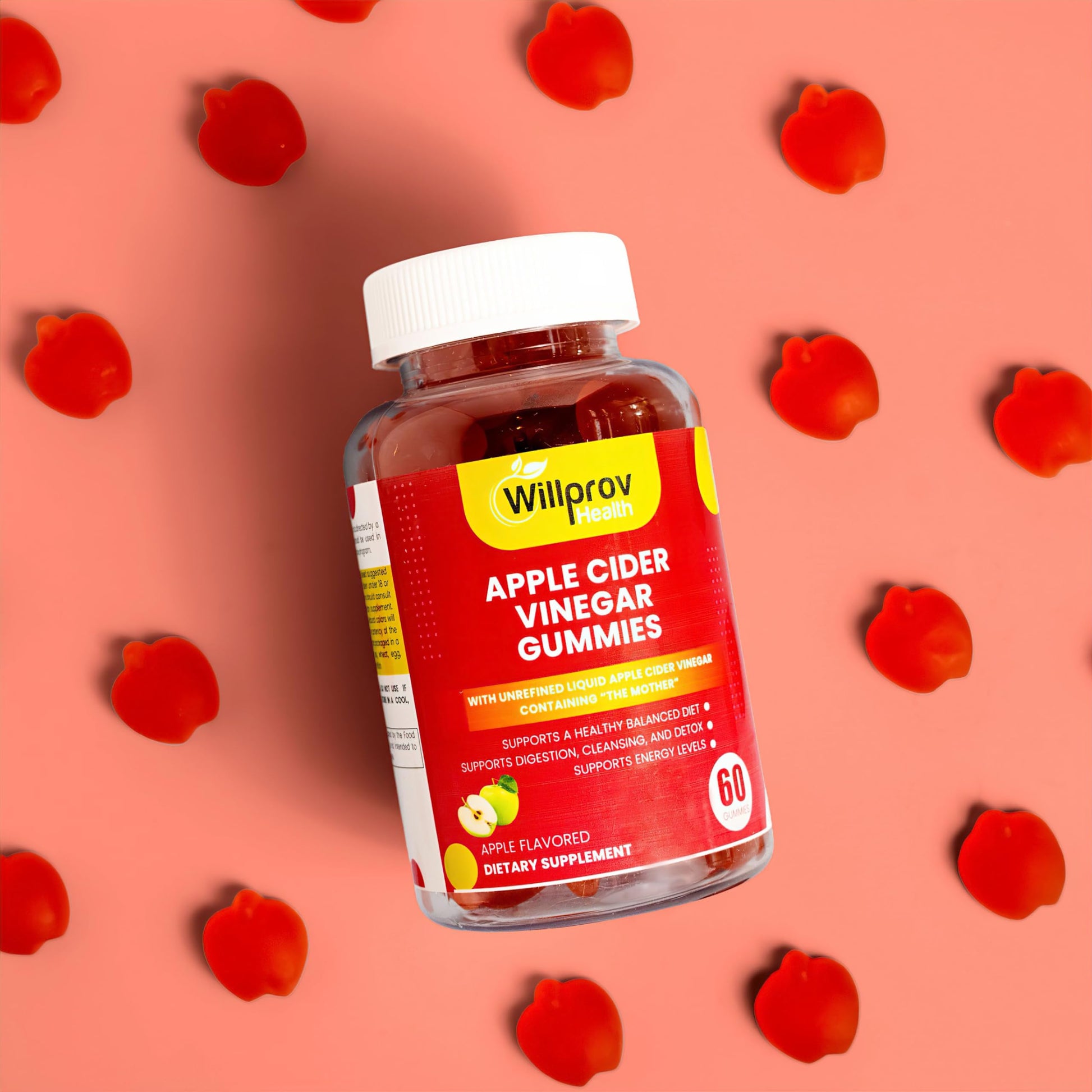 Willprov Health Apple Cider Vinegar Gummies - 1000mg ACV with Mother for Metabolism Willprov HealthUS supplements