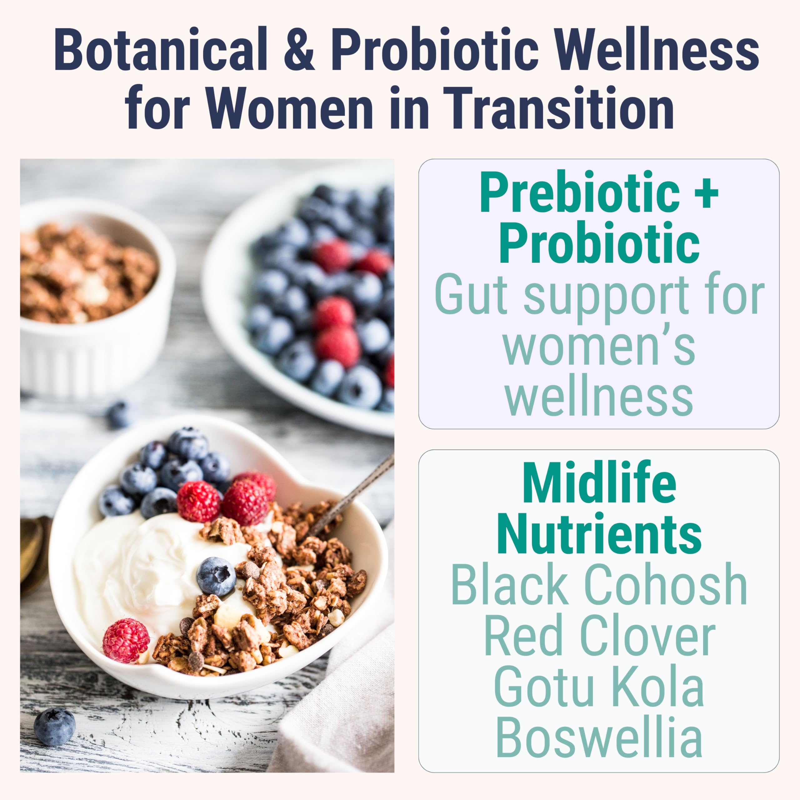 Boswellia Serrata Black Cohosh Gotu Kola Red Clover Extract Complex Gummies w. Probiotic Fiber (Chicory Root Inulin) MSM Methylsulfonylmethane, Supplement Alt for Organic Powder Capsules Tincture SHIZAMAu supplements