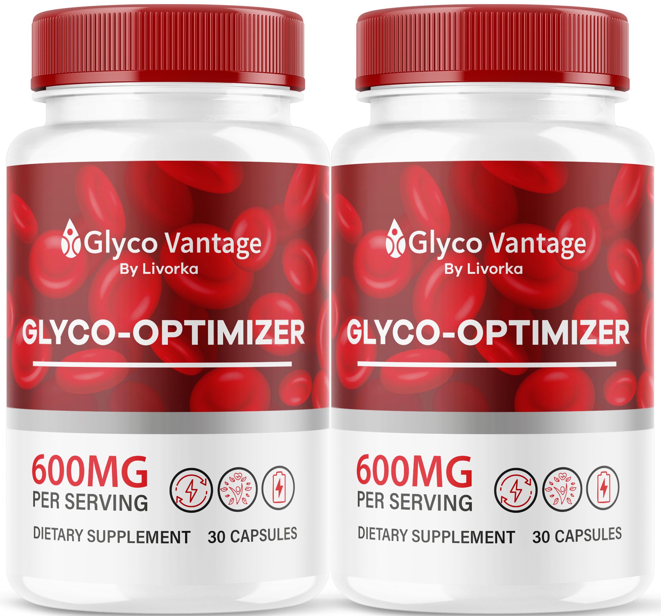 (2 Pack) Glyco Vantage Glyco Optimizer, Glyco Vantage, Glyco Vantage Capsules, Glyco Vantage Joint Optimizer, GlycoVantage Glyco Optimizer Pills, Glyco Vantage Support, 60 Capsules For 2 Months LIVORKAAu supplements