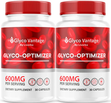 (2 Pack) Glyco Vantage Glyco Optimizer, Glyco Vantage, Glyco Vantage Capsules, Glyco Vantage Joint Optimizer, GlycoVantage Glyco Optimizer Pills, Glyco Vantage Support, 60 Capsules For 2 Months LIVORKAAu supplements