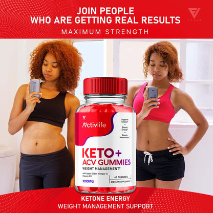 (2 Pack) Activlife Keto ACV Gummies Activelife Keto Advanced, Active Life Keto FyvusUS supplements