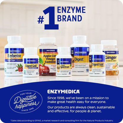 Enzymedica Digest Basic, Digestive Enzymes for Sensitive Stomachs, Offers Fast-Acting EnzymedicaUS supplements
