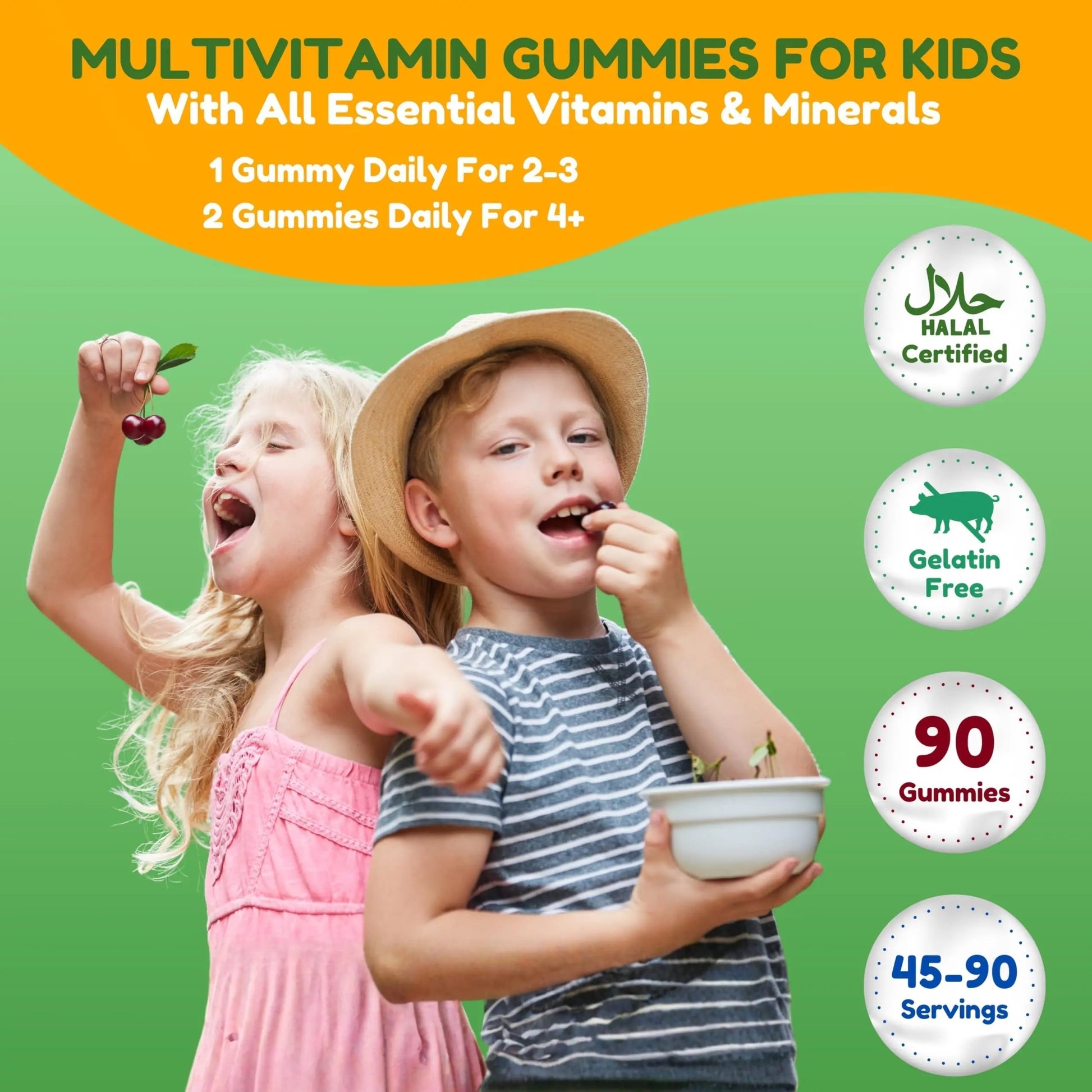 SHIFAA NUTRITION Halal Kids Multivitamin Gummies, 45-90 Days Supply, with All Essential Kids Vitamins SHIFAA NUTRITIONAu supplements