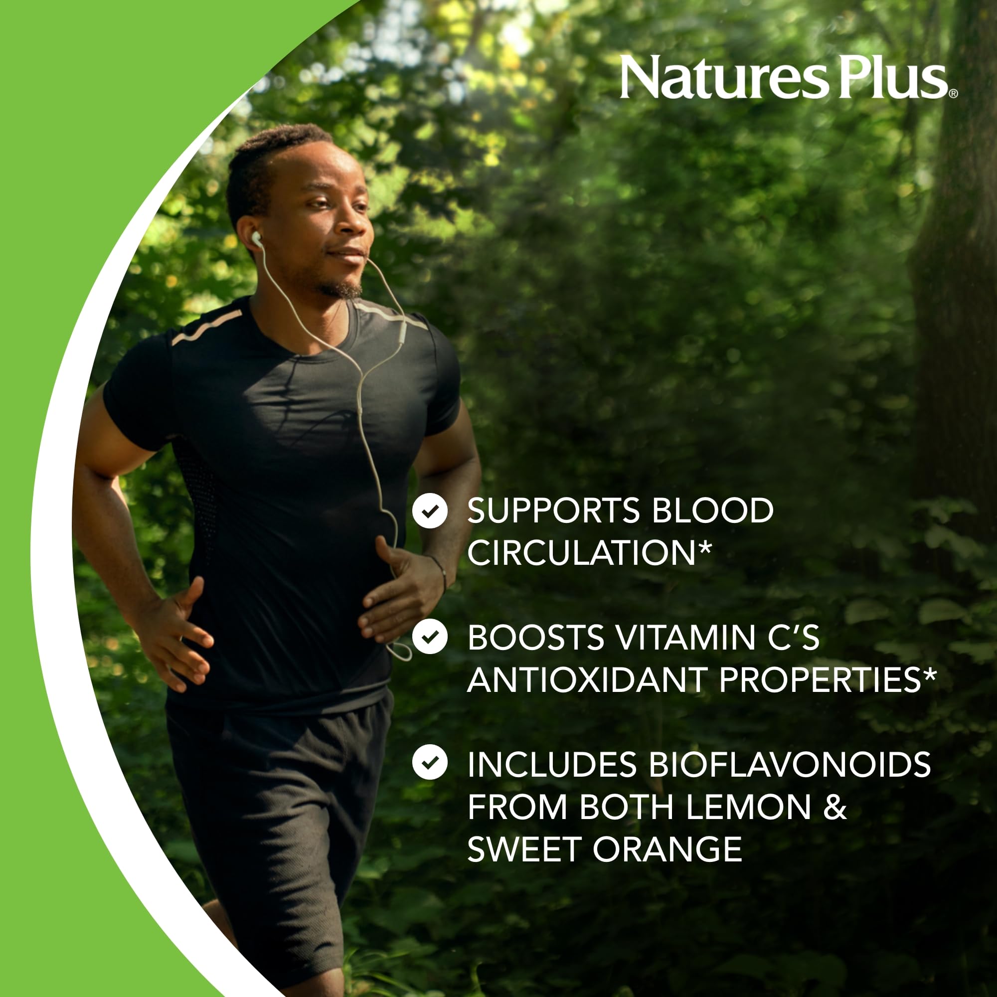 NaturesPlus Biorutin 1000 mg - 90 Tablets - Bioflavonoid & Rutin Complex - Supports Vascular Function & Circulation - Vegetarian, Gluten Free - 90 Servings NaturesPlusAu supplements