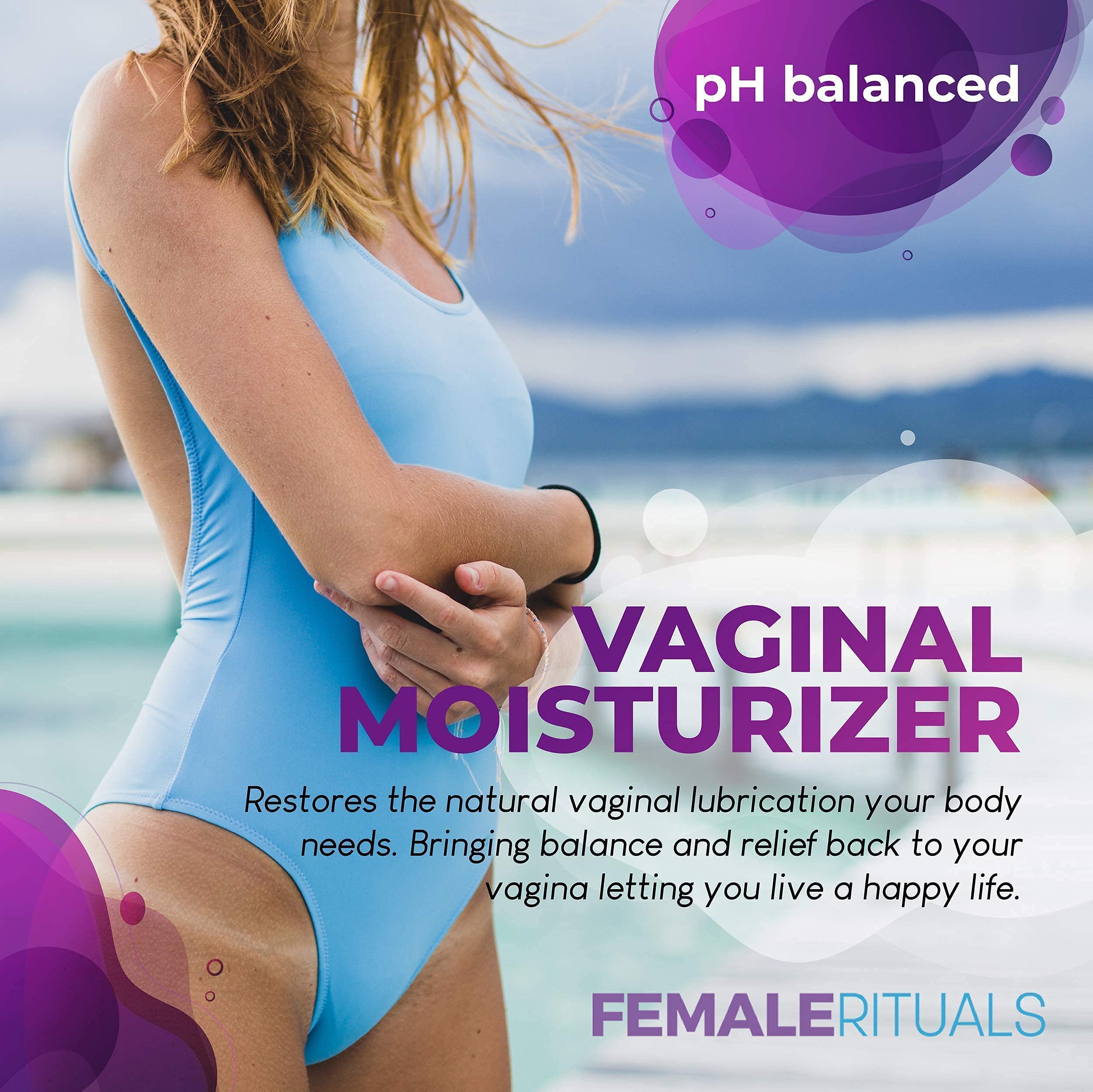 FEMALE RITUALS - Vaginal Moisturizer Boric Acid Suppositories for PH Balance - Bad Odors FEMALE RITUALSAu supplements