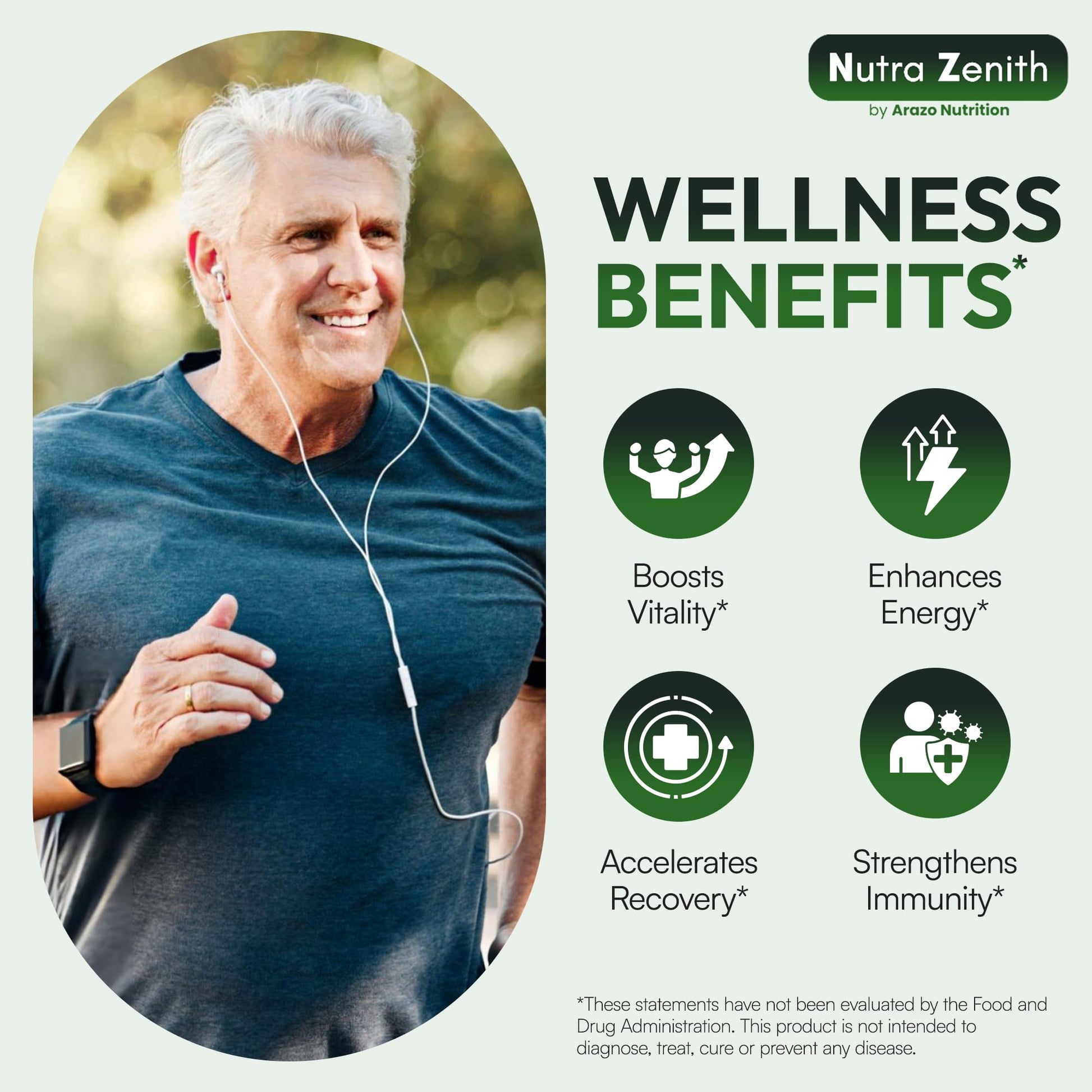 AKG Anti-Aging & Energy Boost Supplement with Vitamin B6, Vitamin C & L-Arginine – 60 Capsules for Youthful Skin, Cellular Renewal & Vitality Support Arazo NutritionAu supplements