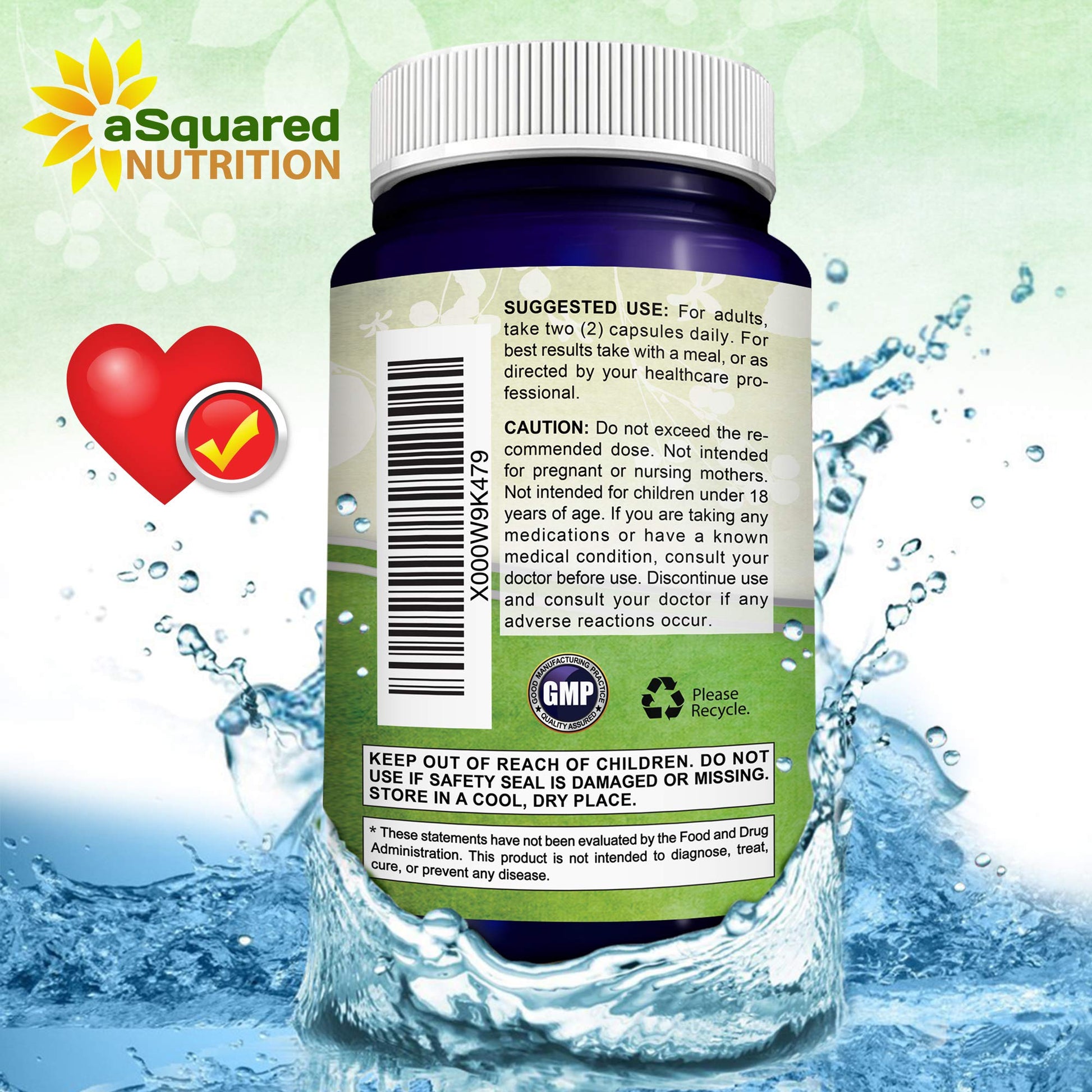 aSquared Nutrition Purified Omega 7 Fatty Acids-200 Capsules from Natural Sea Buckthorn aSquared NutritionAu supplements