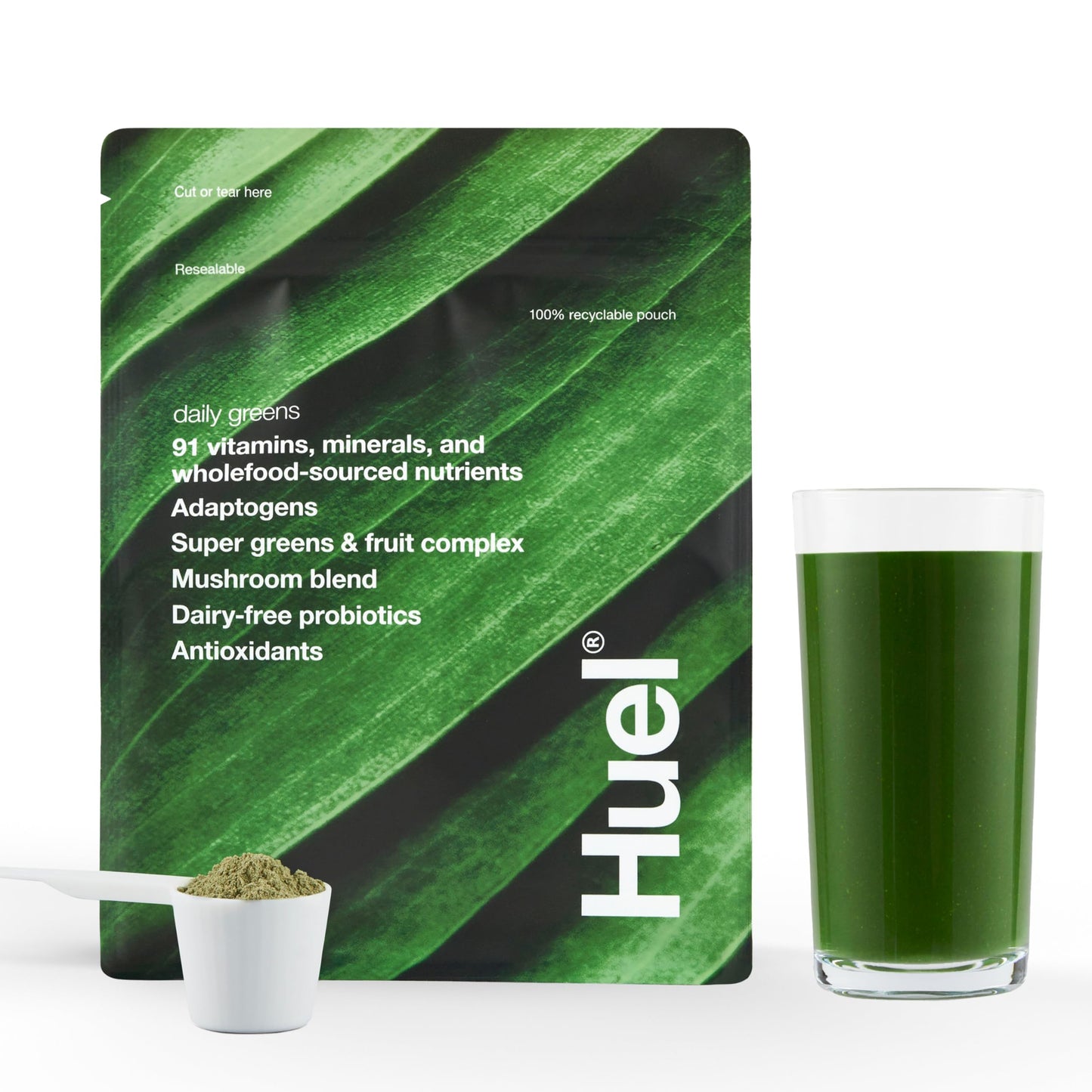 Huel Daily Greens | Superfood Greens Powder | 91 Vitamins, Minerals, and Wholefood HuelUS supplements