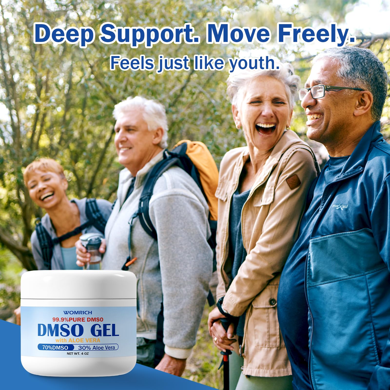 Lymph MD DMSO Gel with Aloe Vera - DMSO Pharmaceutical Grade for Joints and Muscles - Dimethyl Sulfoxide Cream 4 Oz - High Purity & Low Odor Lymph MDAu supplements