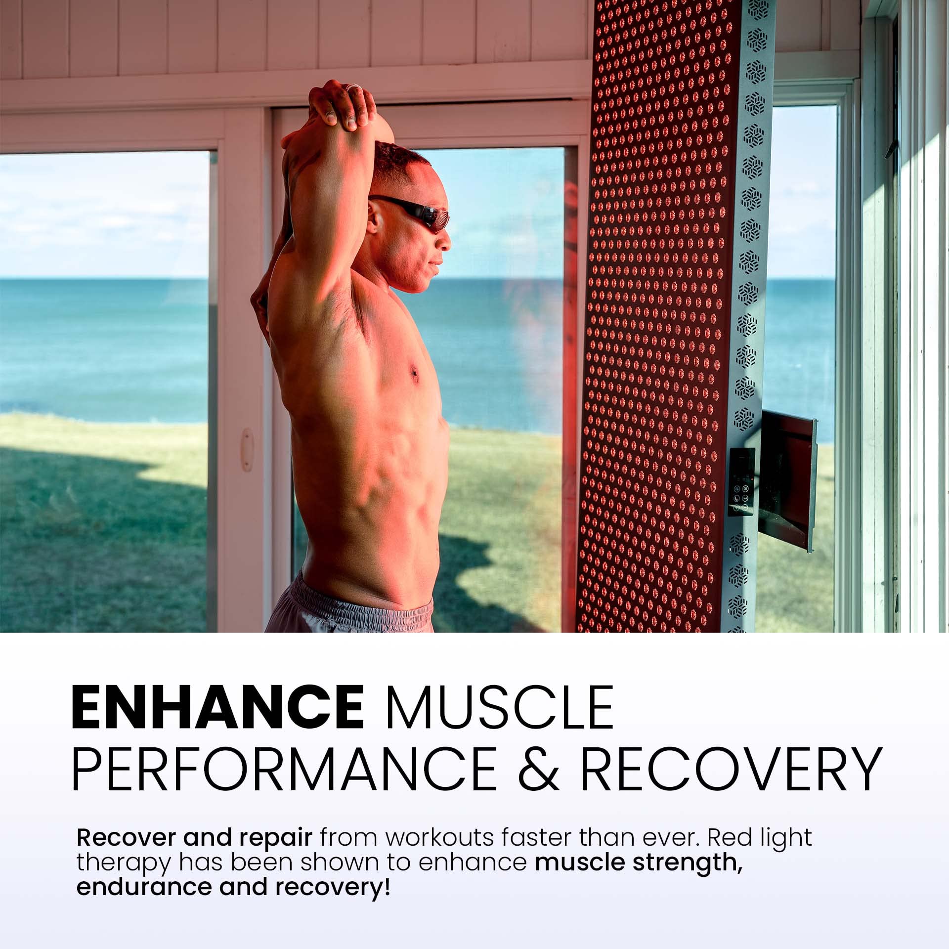 Hooga Red Light Therapy, 660nm 850nm Red Near Infrared, Dual Chip LEDs, Modular, 150 LEDs hoogaAu supplements