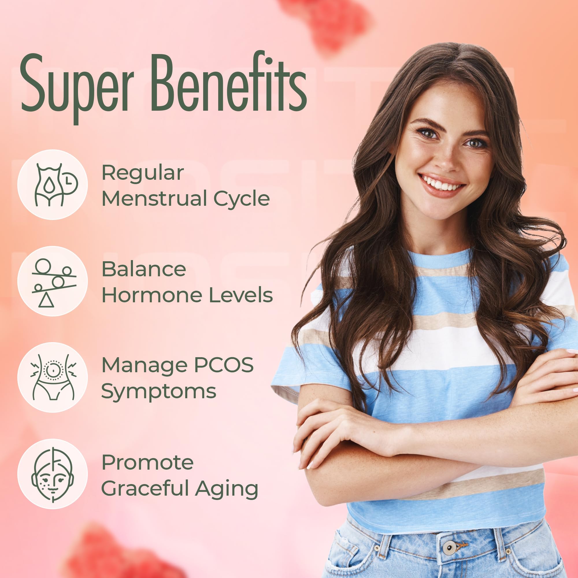 OMNICOAST GOODS, OCG Myo-Inositol & D-Chiro Inositol Gummies with Ashwagandha | PCOS Support | Ovulation & Mood Support, 40:1 Ratio Inositol for Hormone Balance, Sugar-Free, Non-GMO (60 Gummies) OMNICOAST GOODS, OCGAu supplements