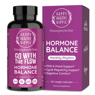 Hormone Balance for Women – PMS Support Supplement, Menopause & Perimenopause | Bloating Relief, Menstrual Cramp, Mood, PMDD | Chasteberry Supplements, Black Cohosh, Dong Quai | Vegan, Non-GMO, 60 Ct Happy Healthy HippieAu supplements
