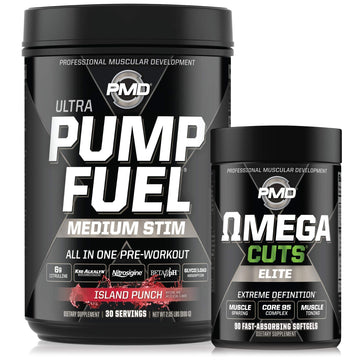 PMD Sports Ultra Pump Fuel - Pre Workout - Island Punch (30 Servings) Sports Omega PMDAu supplements