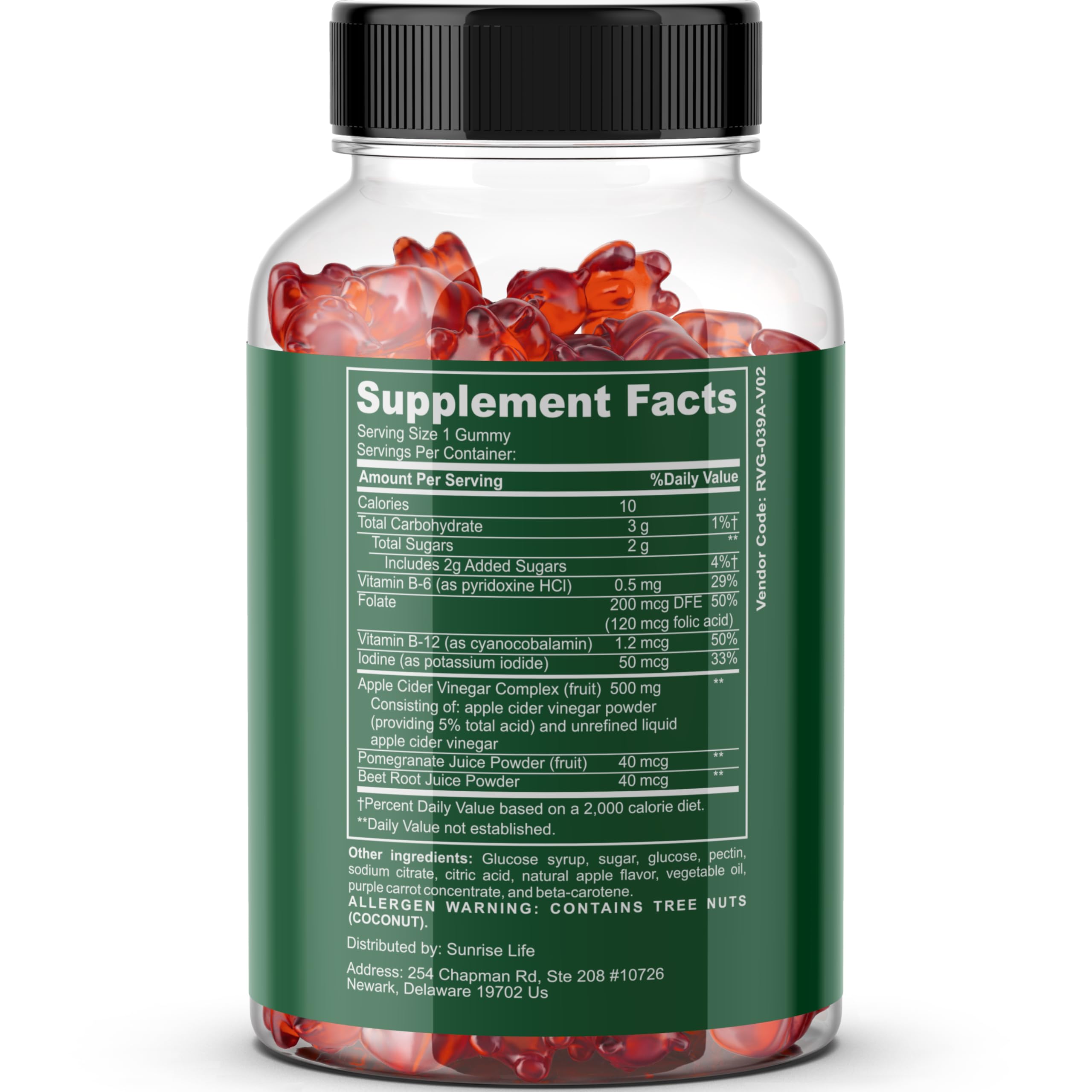 Sunrise Life ACV for Health | Keto Gummies | Weight Loss, Ketosis Support | Pomegranate Sunrise LifeAu supplements