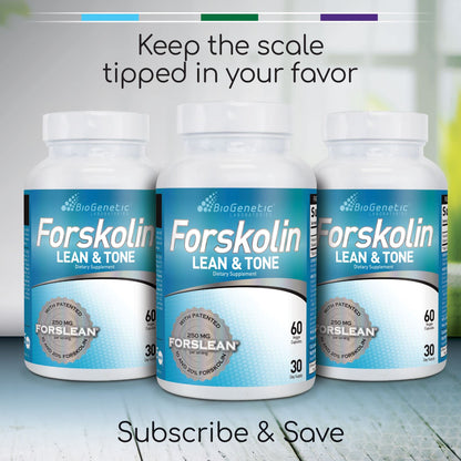 BioGenetic Labs Forskolin Lean & Tone - Weight Loss Pills - Body Toning Formula Fat Burner BioGenetic LaboratoriesUS supplements