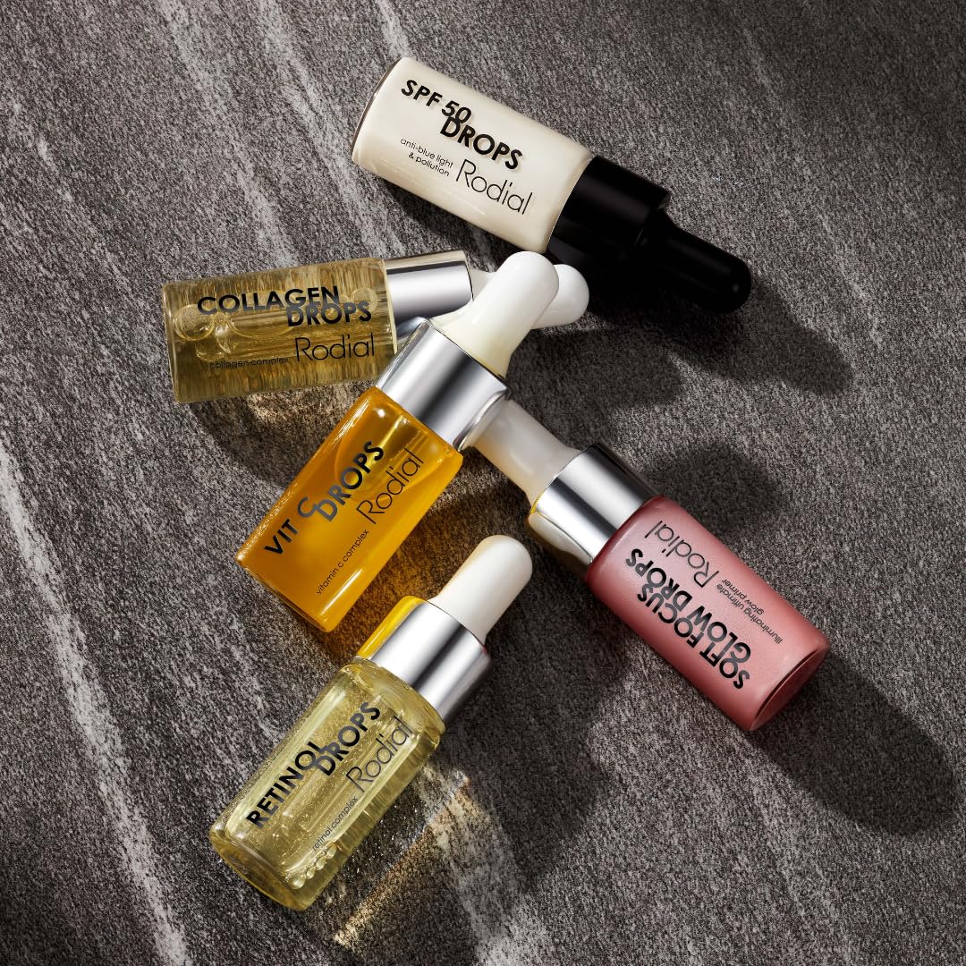 Rodial Soft Focus Glow Booster Drops 0.3 Deluxe fl oz, Illuminating Skin Serum with Glycerin and Antioxidants, Perfectioning and Smoothing Dewy Makeup Base, Weightless Formula RodialAu supplements