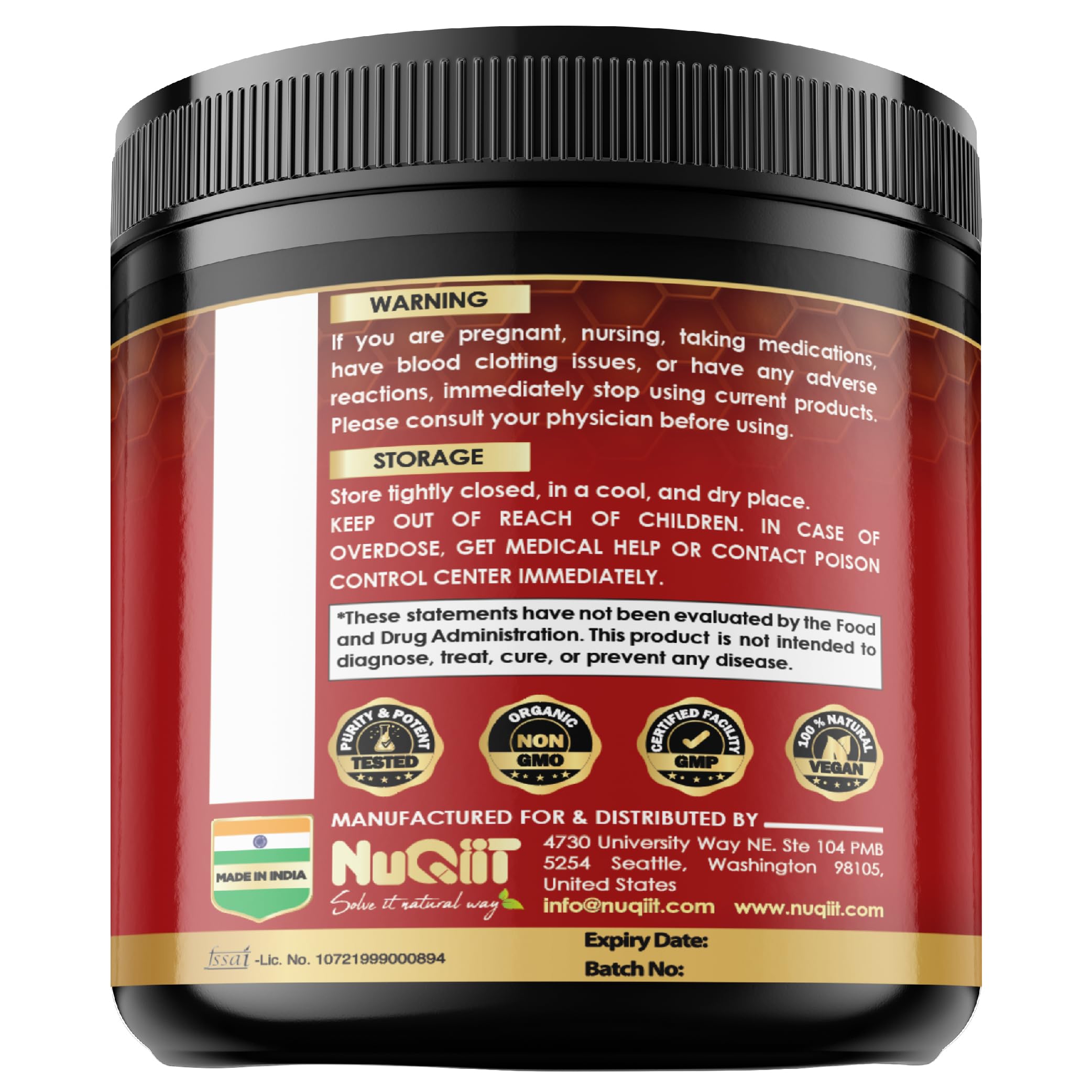 9in1 Clove Supplement Rich in Vitamins & Minerals for Digestive, Immune System, Bone & Heart Health with Cinnamon, Turmeric, Ginger, Cardamom, Garlic, Wormwood, Black Walnut - 60 Capsules - 30 Days NUQIITAu supplements